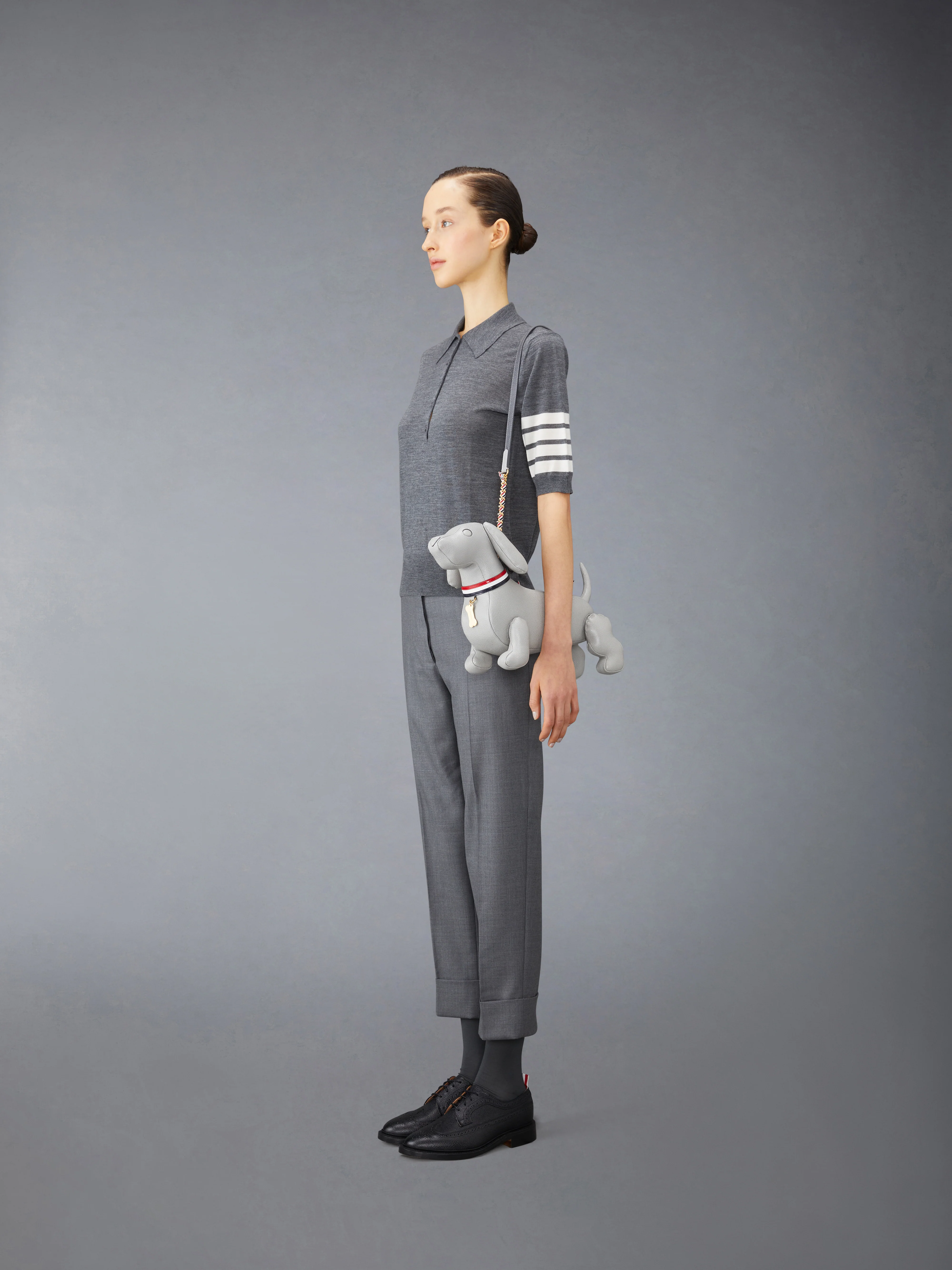 MINI HECTOR CHAIN BAG IN PEBBLE GRAIN - Image 4