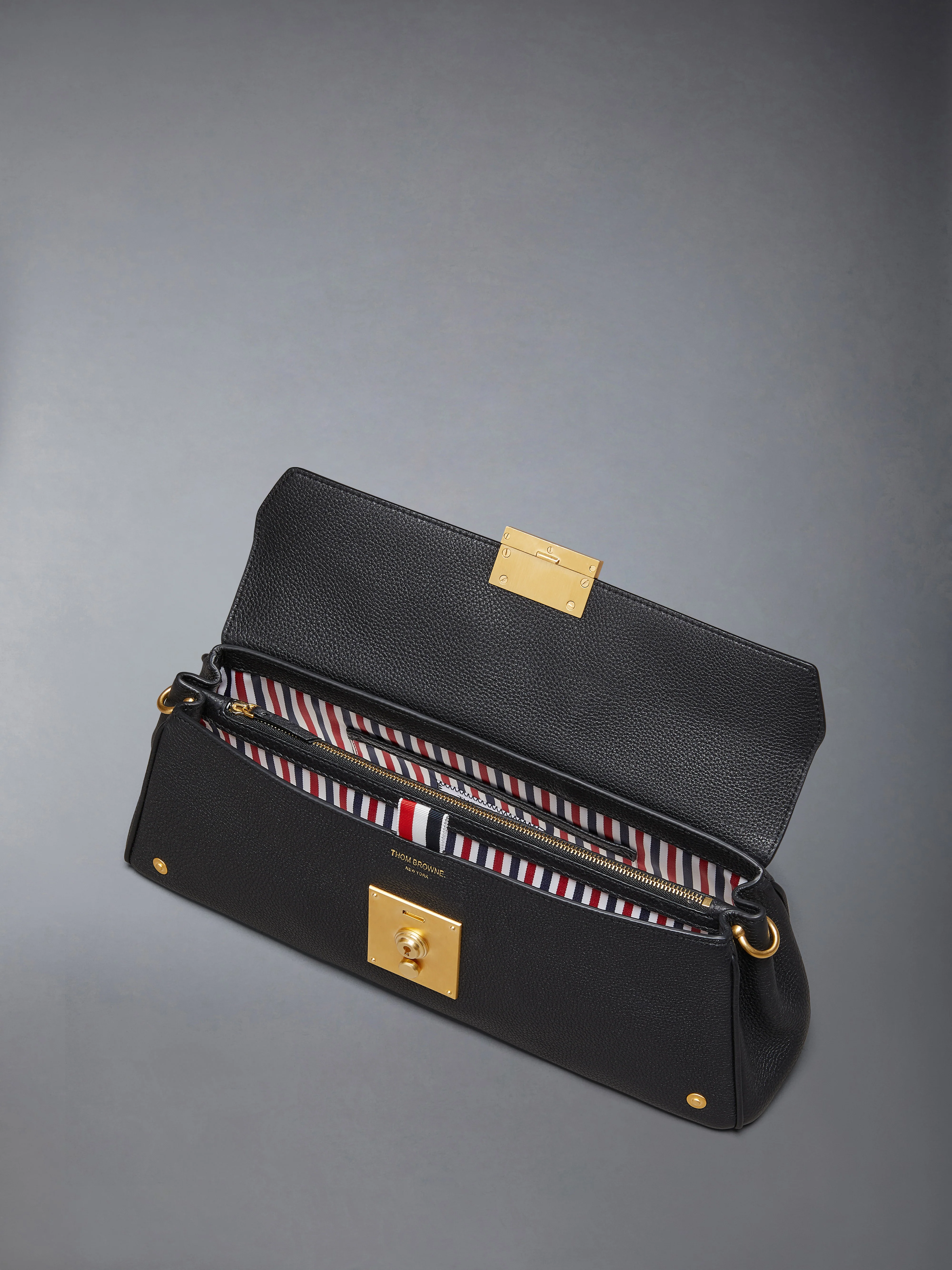 MRS. THOM CLUTCH BAG IN SOFT PEBBLE GRAIN LEATHER - Image 5