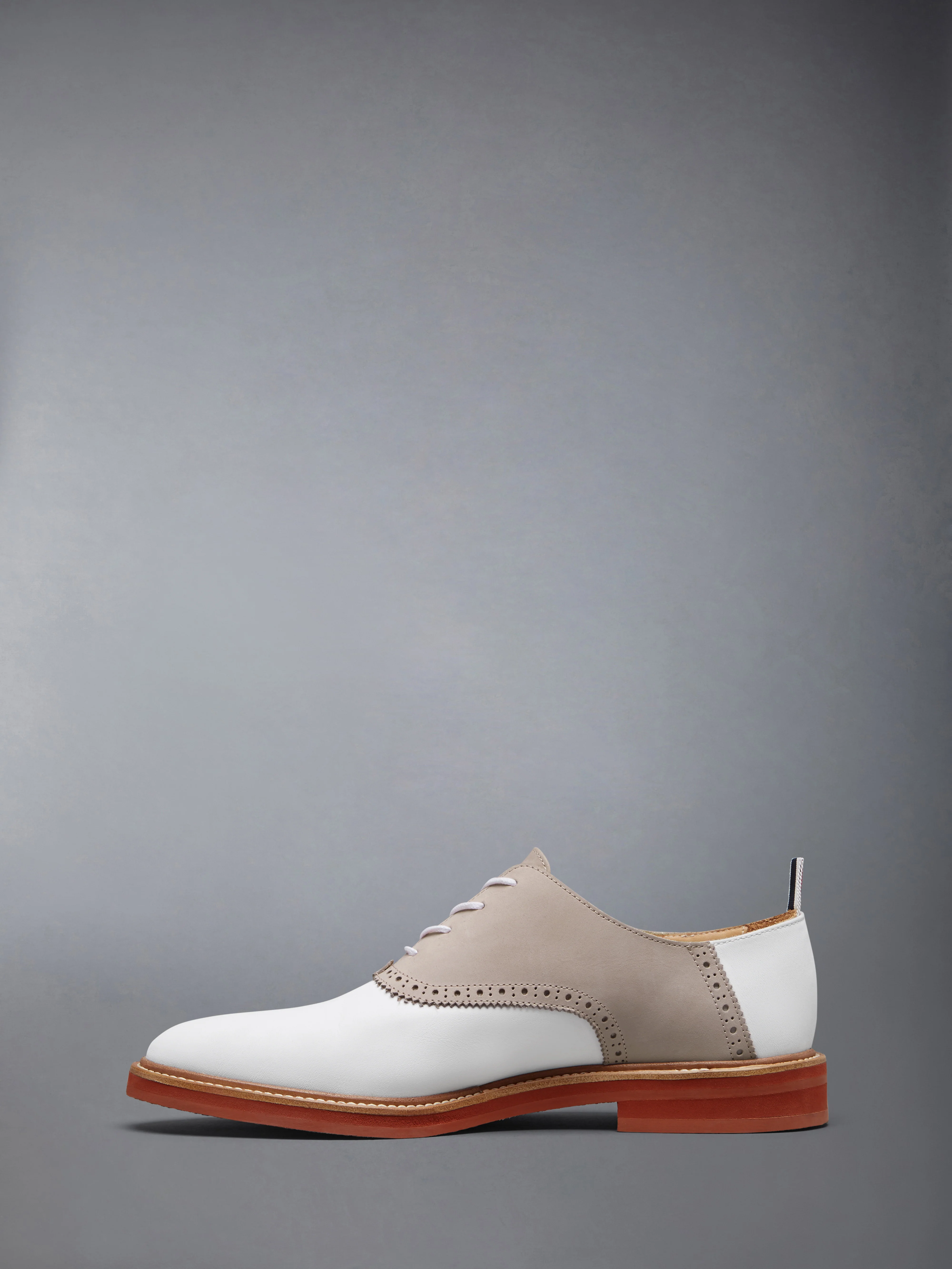 NUBUCK RUBBER SOLE SADDLE SHOE - Image 3