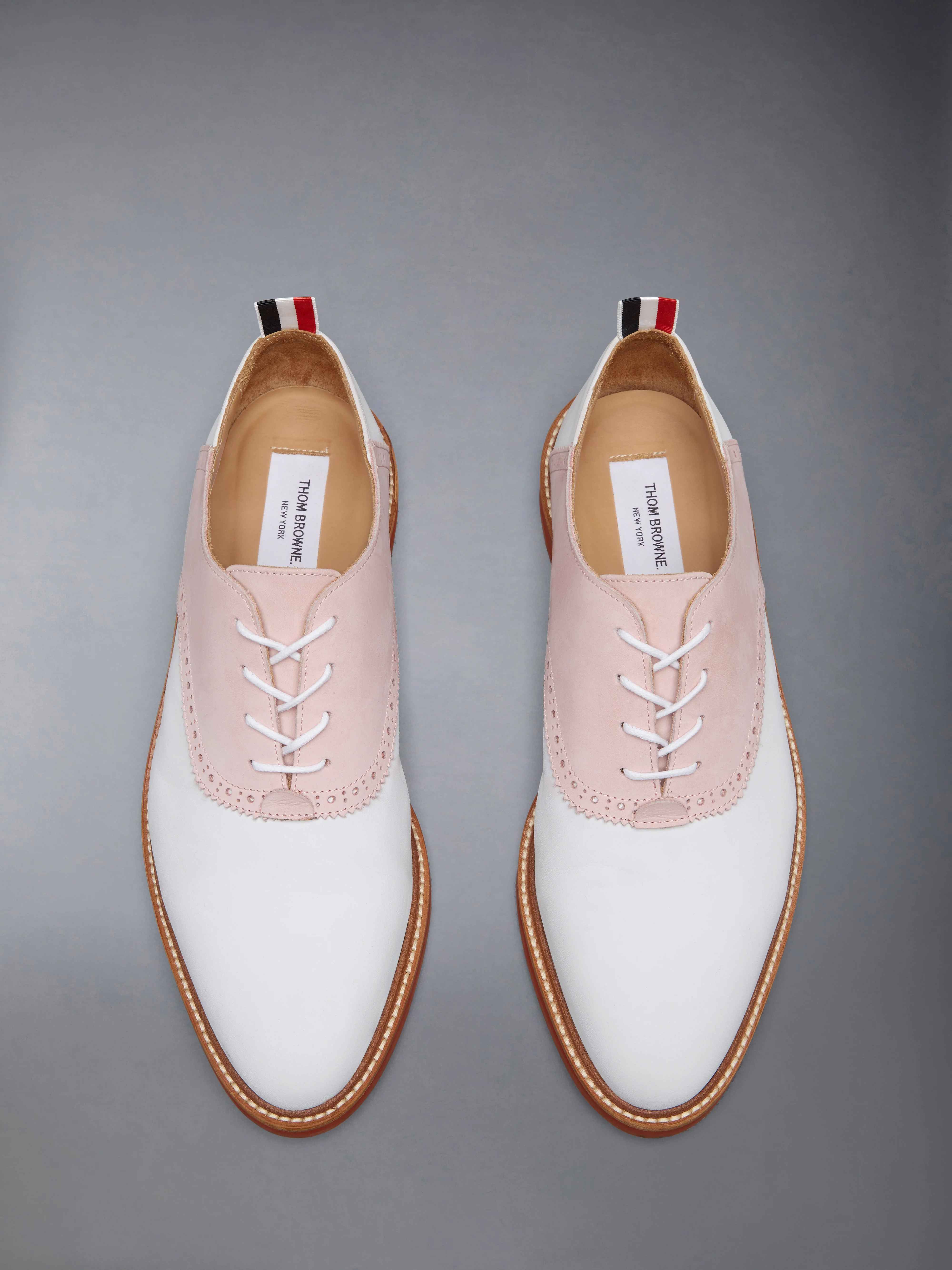 NUBUCK RUBBER SOLE SADDLE SHOE - Image 5