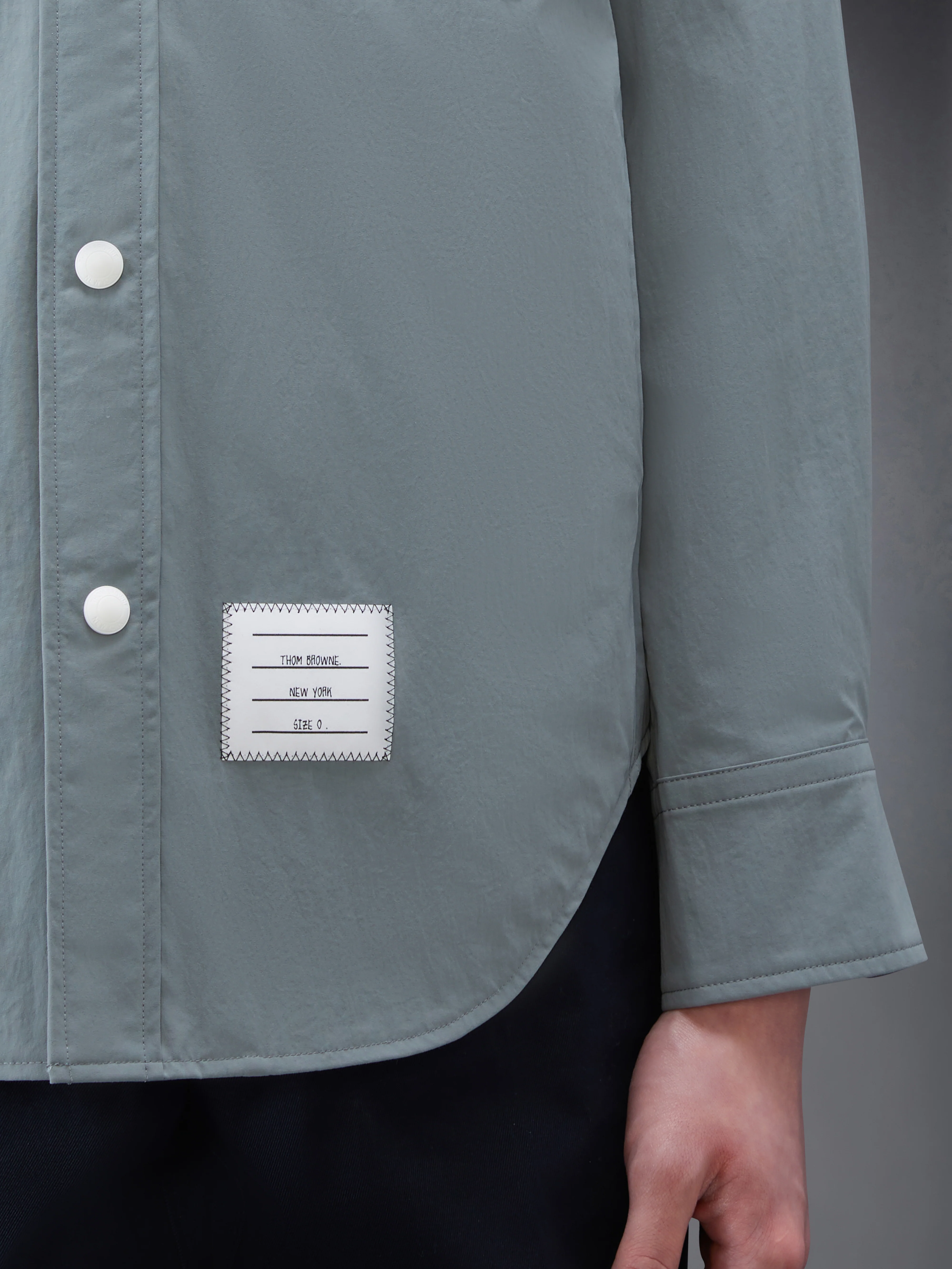 NYLON SHELL ARMBAND SHIRT JACKET - Image 4
