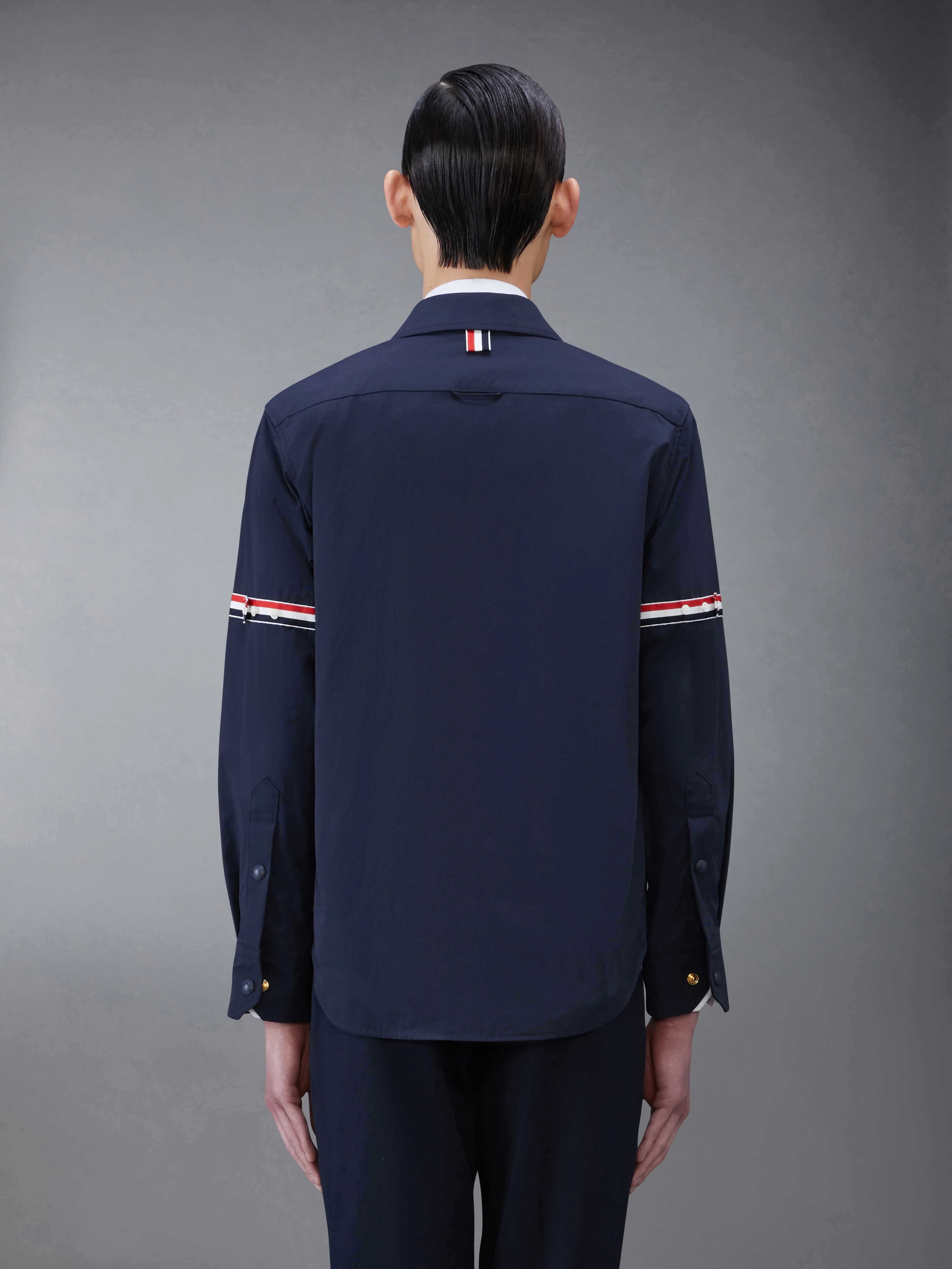 NYLON SHELL ARMBAND SHIRT JACKET - Image 2