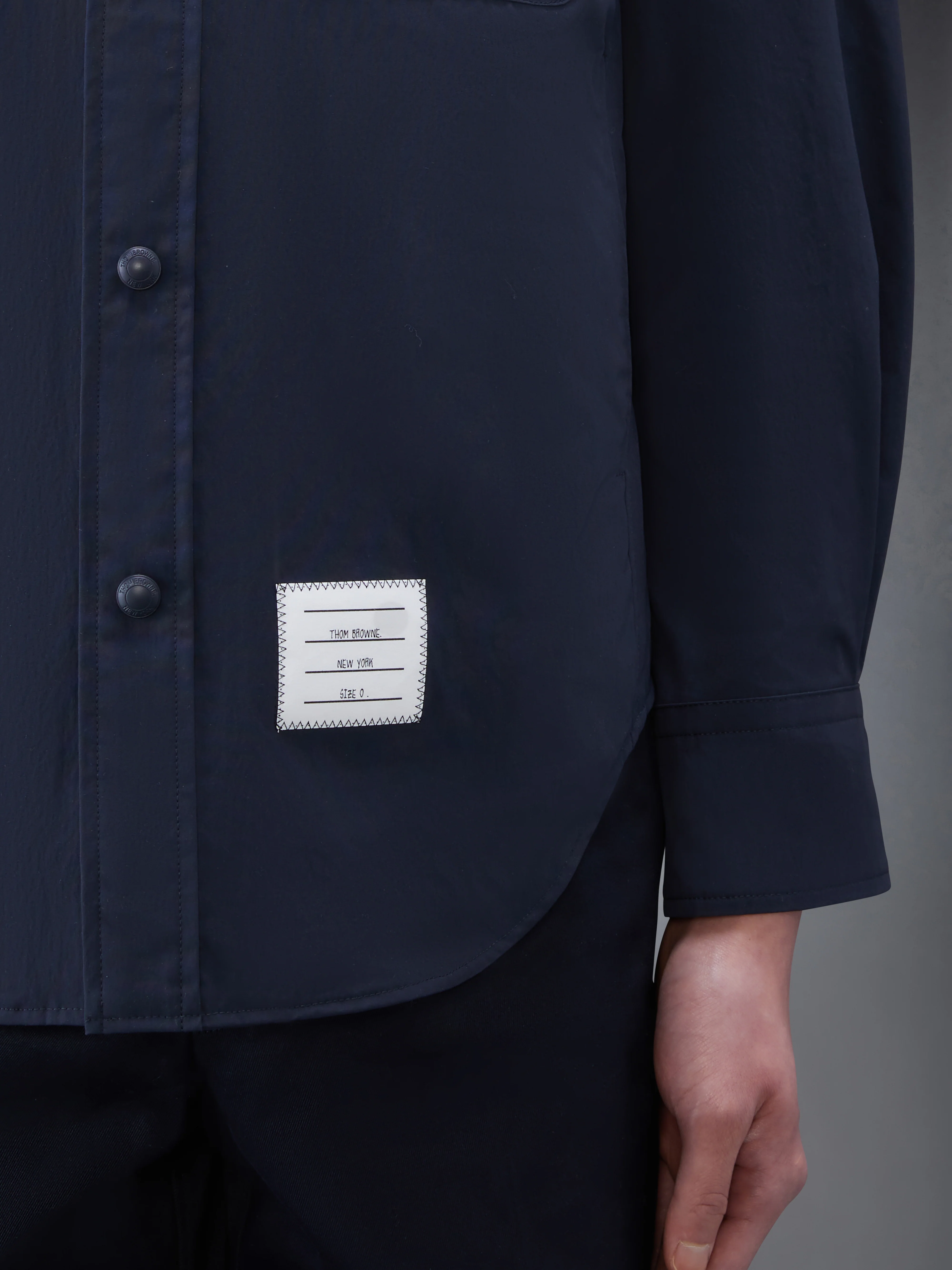 NYLON SHELL ARMBAND SHIRT JACKET - Image 4