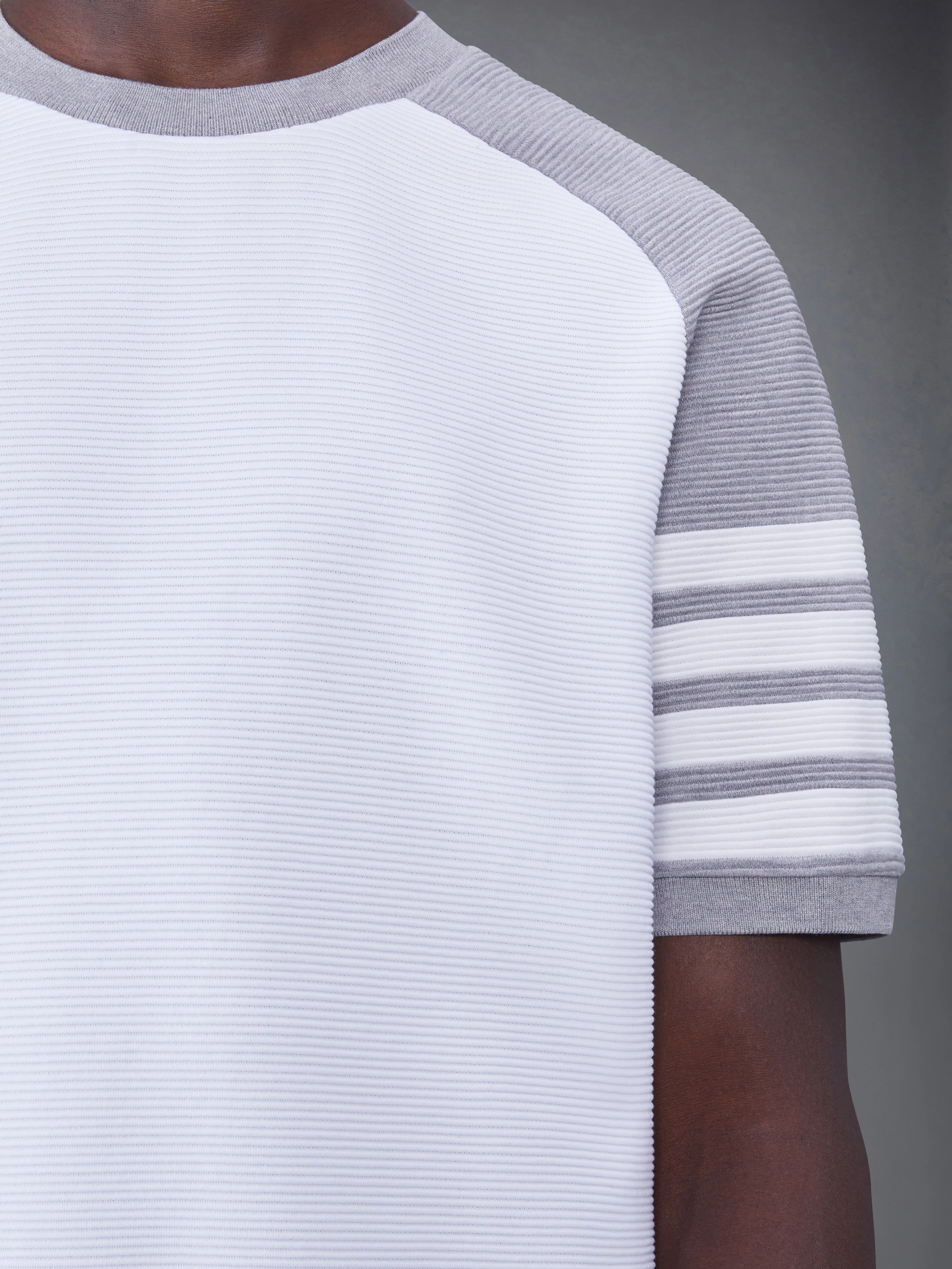 OTTOMAN RIB 4-BAR SWEATSHIRT TEE - Image 6