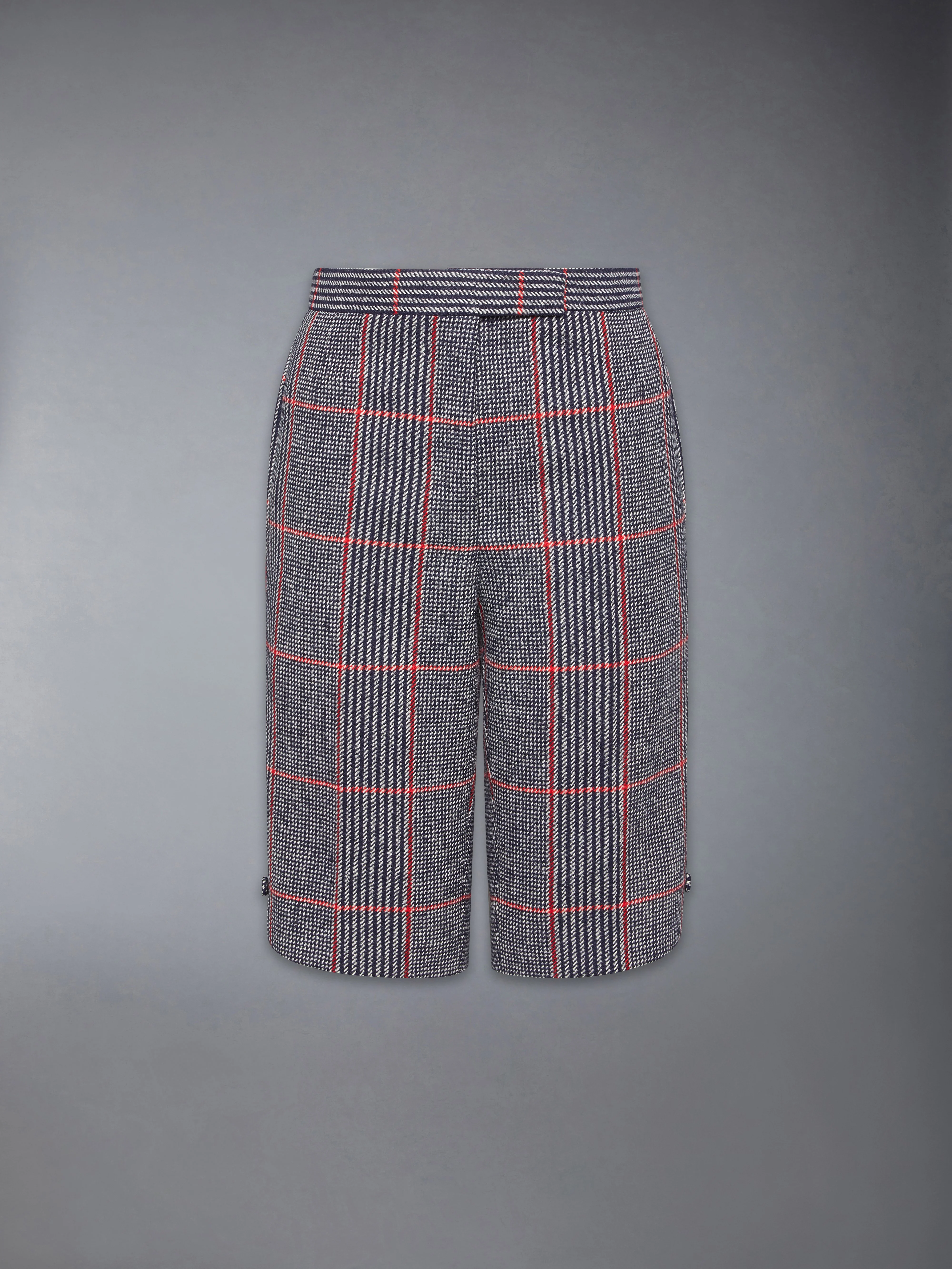 OVERSIZED CHECK HUNTING TWEED BERMUDA SHORT - Image 5