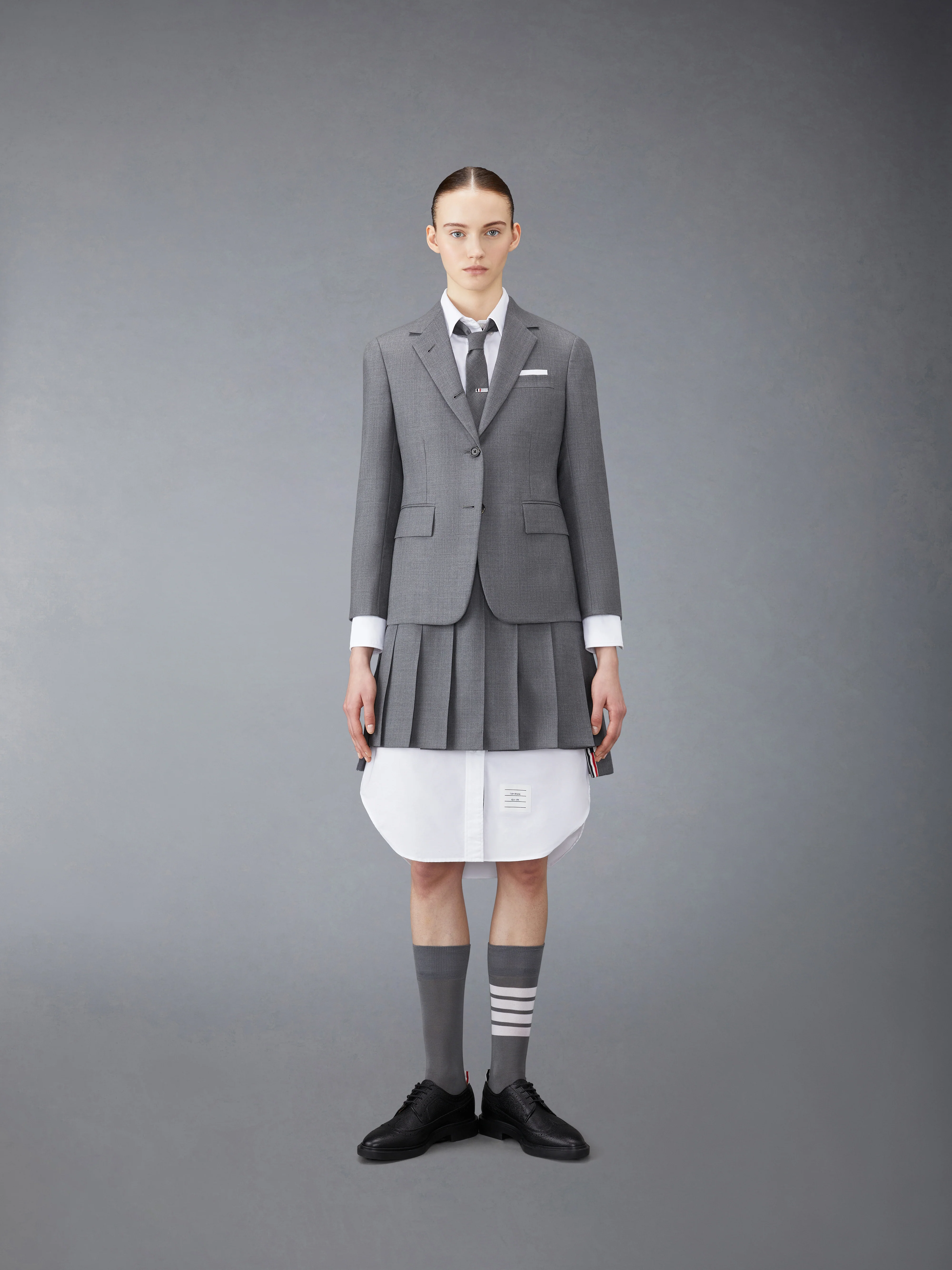 OXFORD GROSGRAIN PLACKET SHIRTDRESS - Image 4