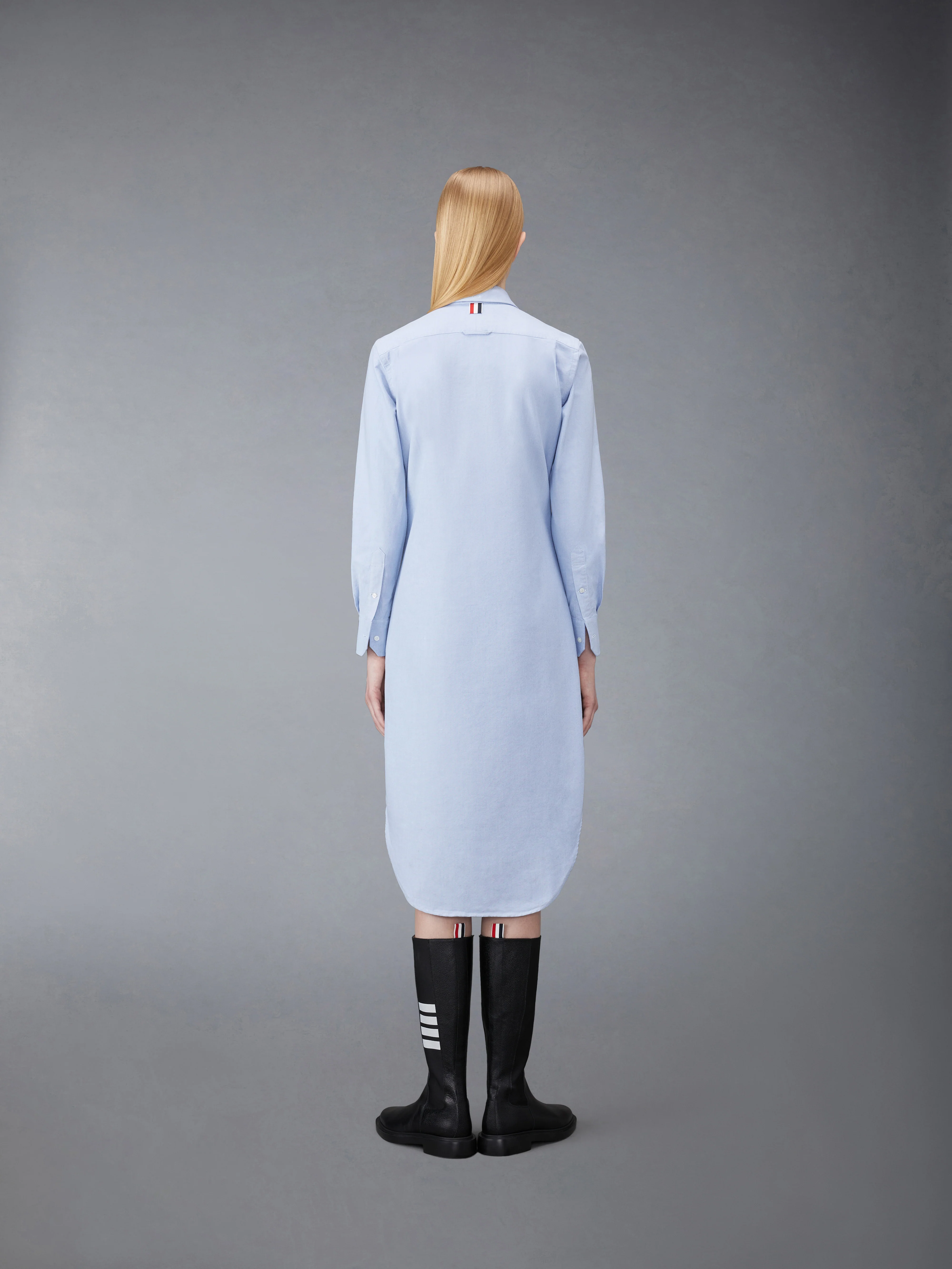 OXFORD GROSGRAIN PLACKET SHIRTDRESS - Image 3