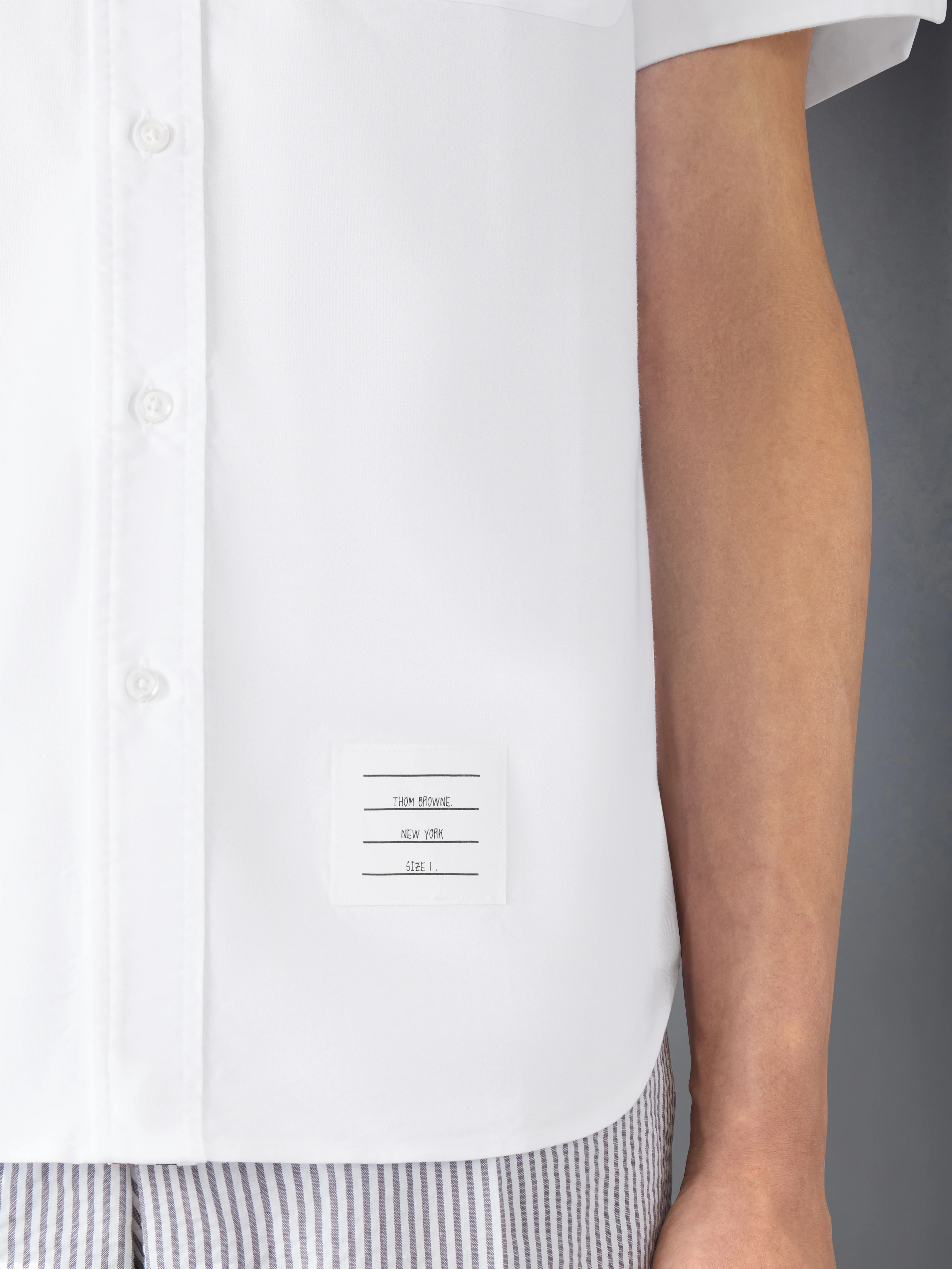 OXFORD GROSGRAIN PLACKET SHORT SLEEVE SHIRT - Image 6