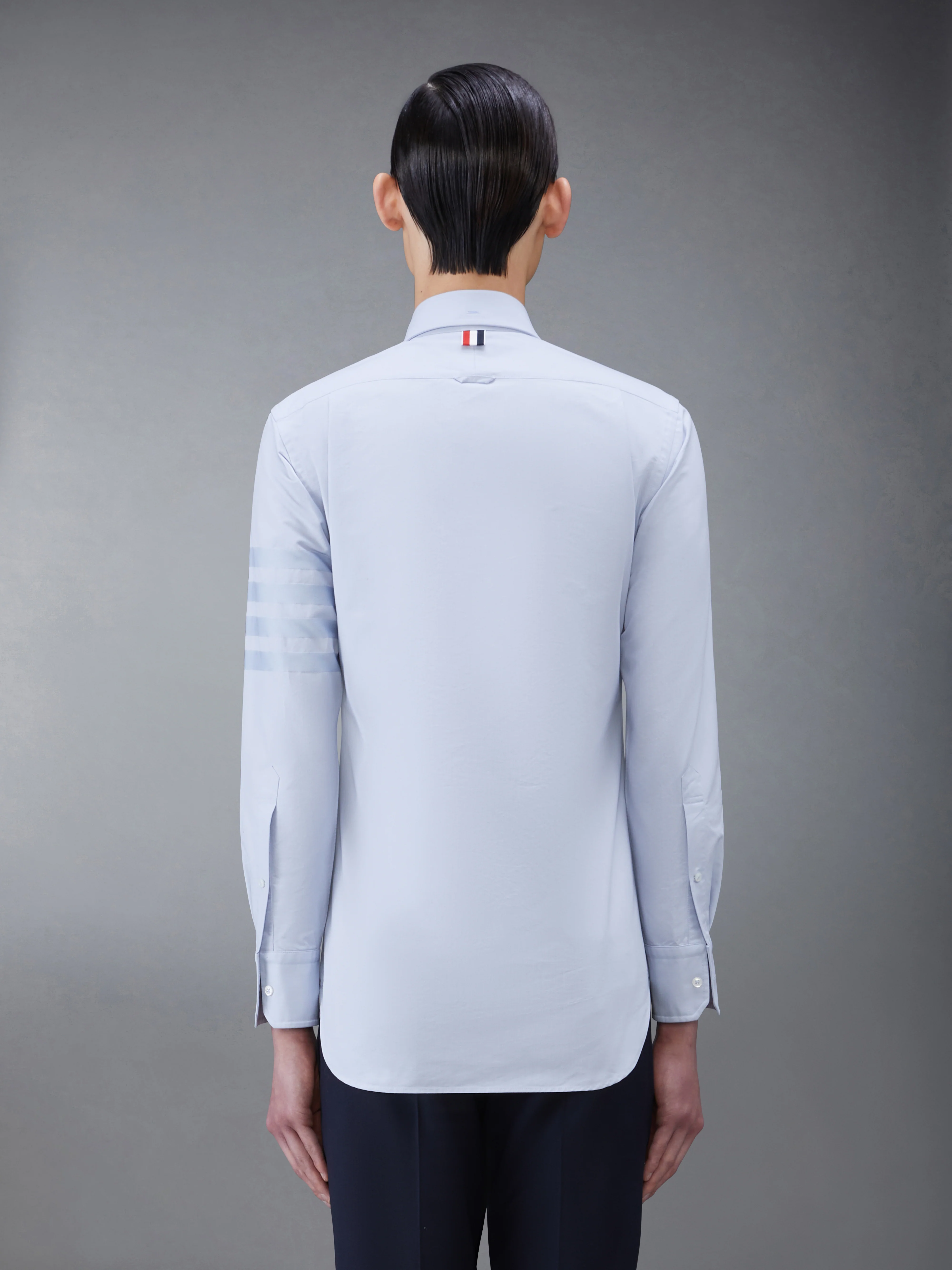 OXFORD SATIN WEAVE 4-BAR SHIRT - Image 3