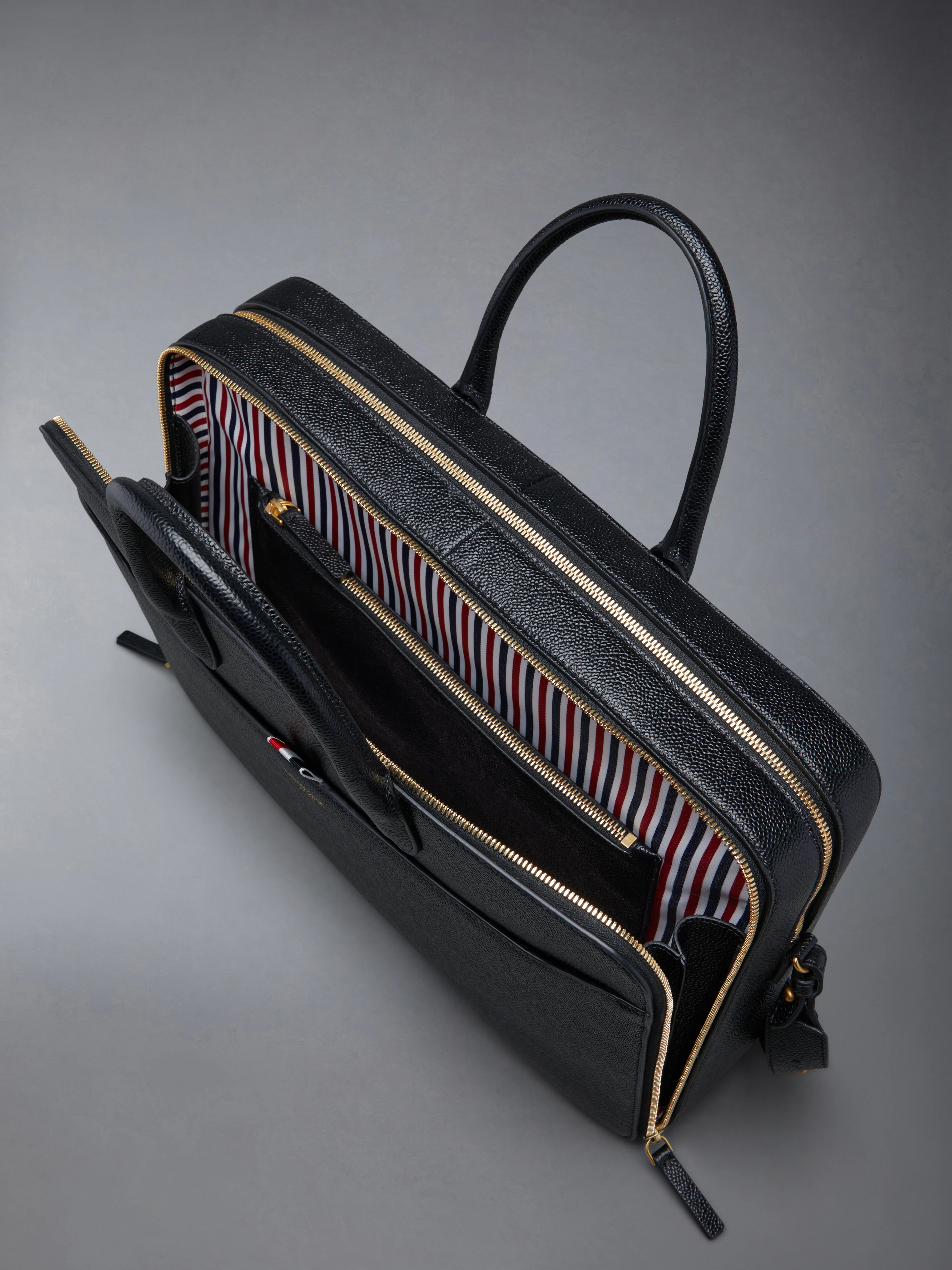 PEBBLE GRAIN DOUBLE COMPARTMENT BUSINESS BAG - Image 7