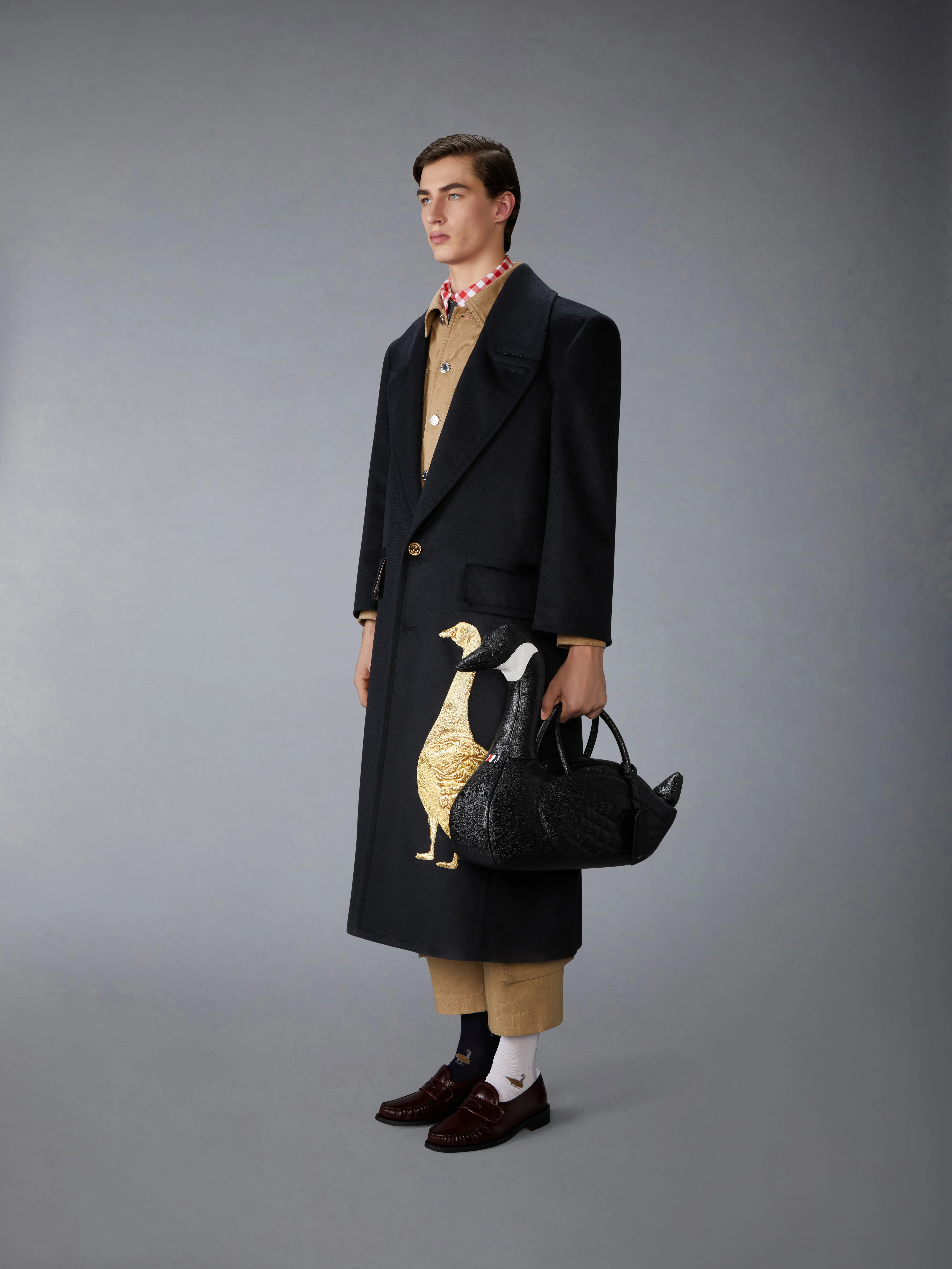 PEBBLE GRAIN GOOSE BAG - Image 4