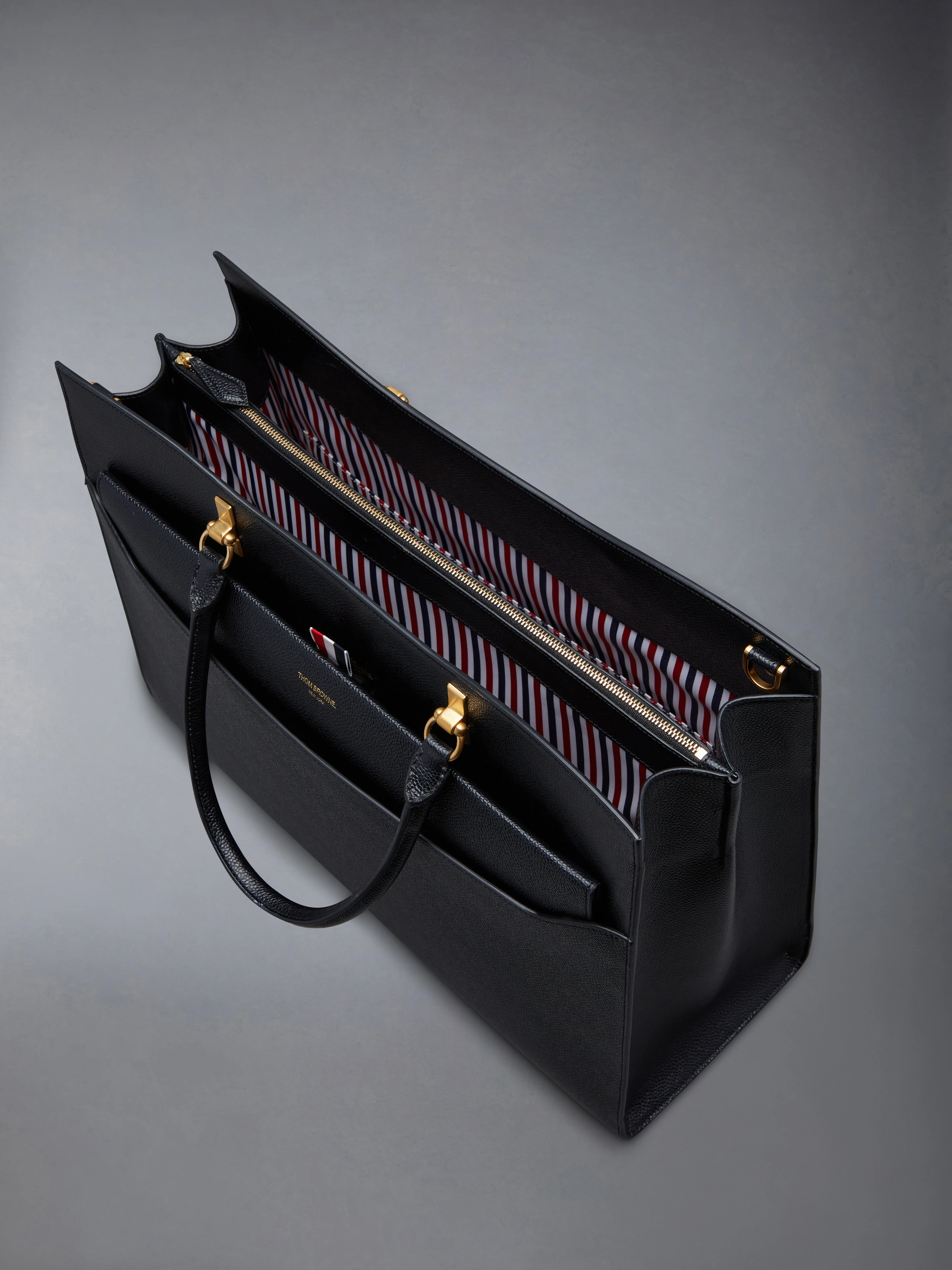 PEBBLE GRAIN LARGE DUET TOTE - Image 5