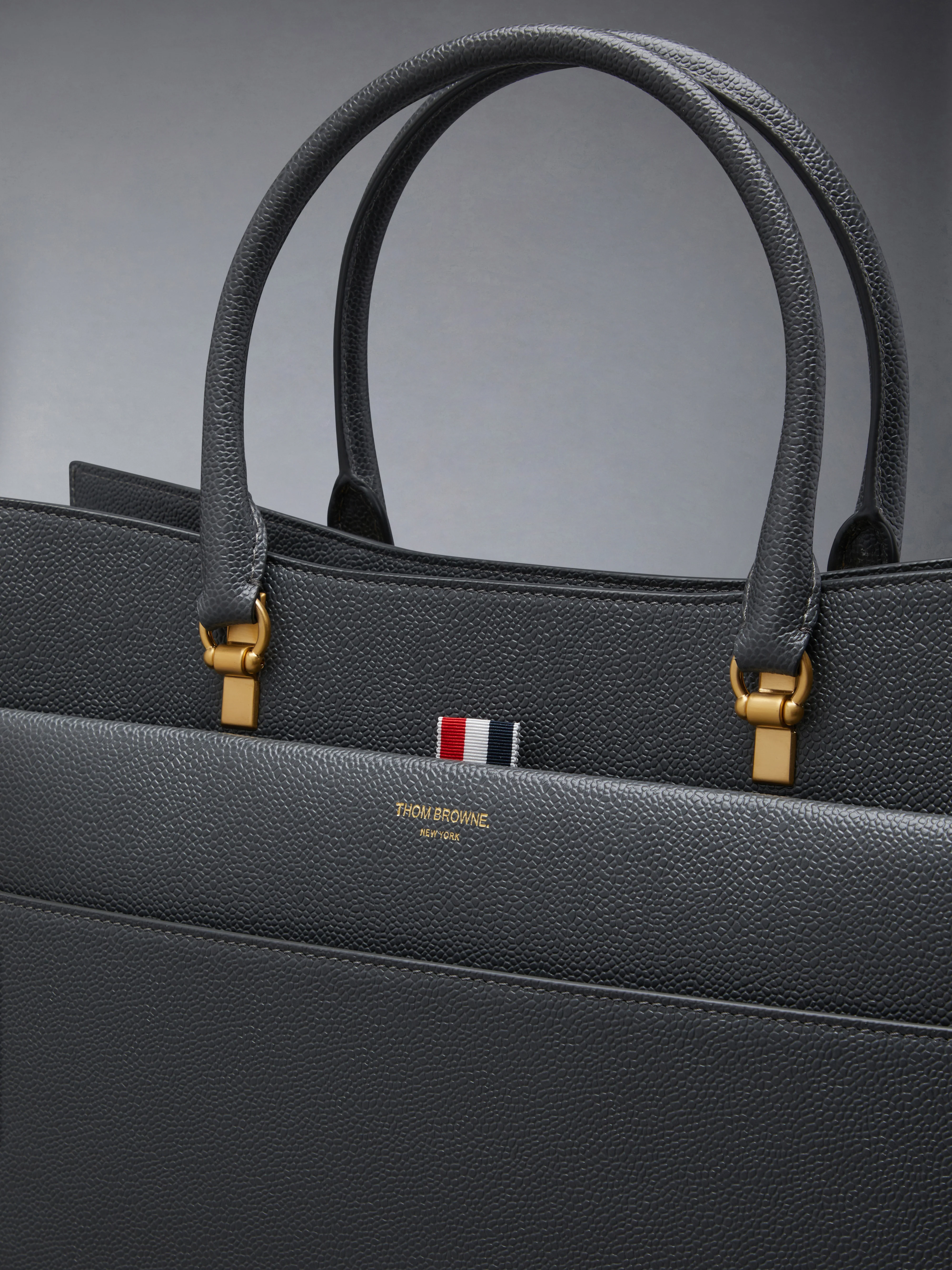 PEBBLE GRAIN LARGE DUET TOTE - Image 6