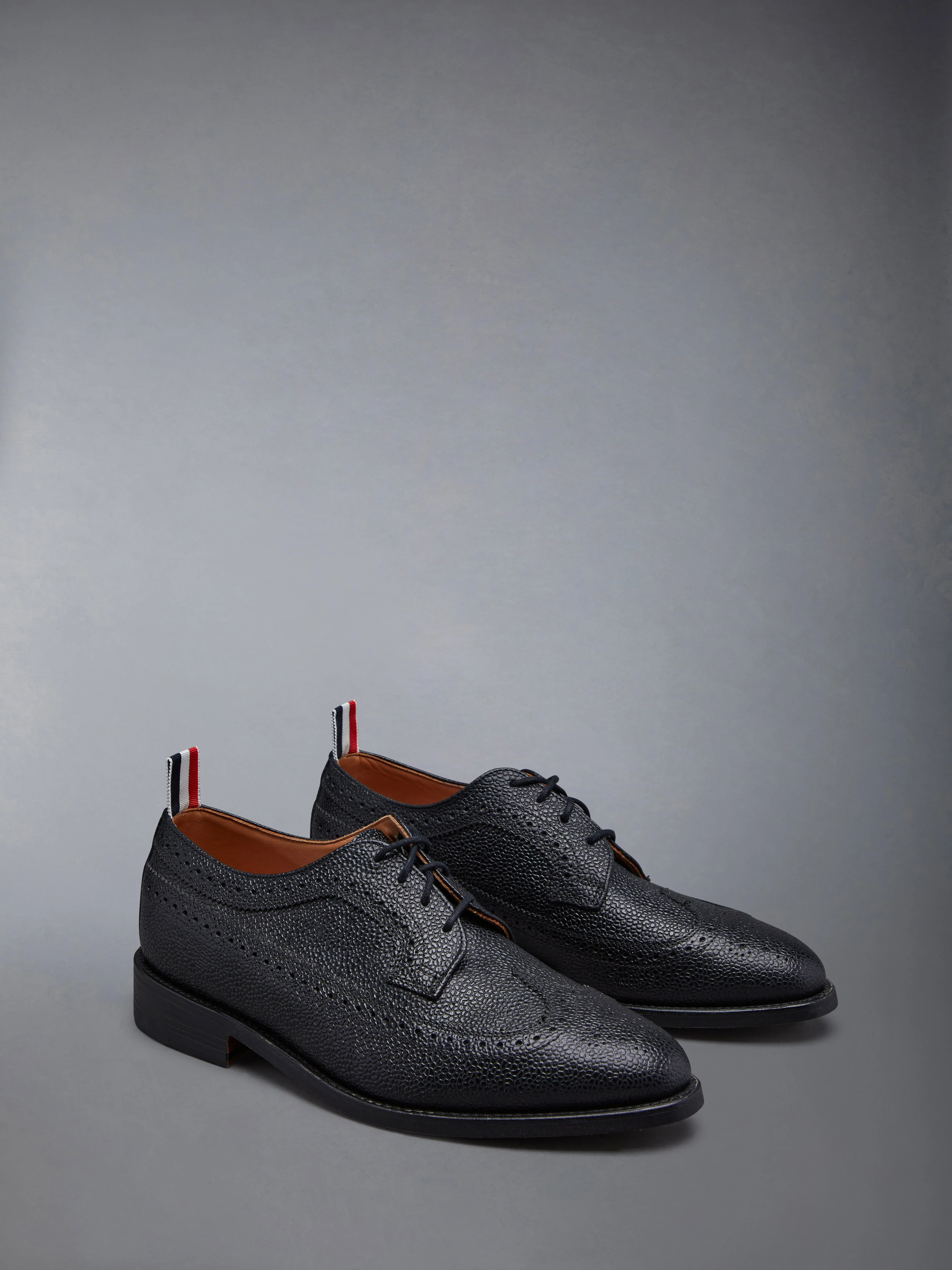 PEBBLE GRAIN LEATHER SOLE LONGWING BROGUE - Image 2