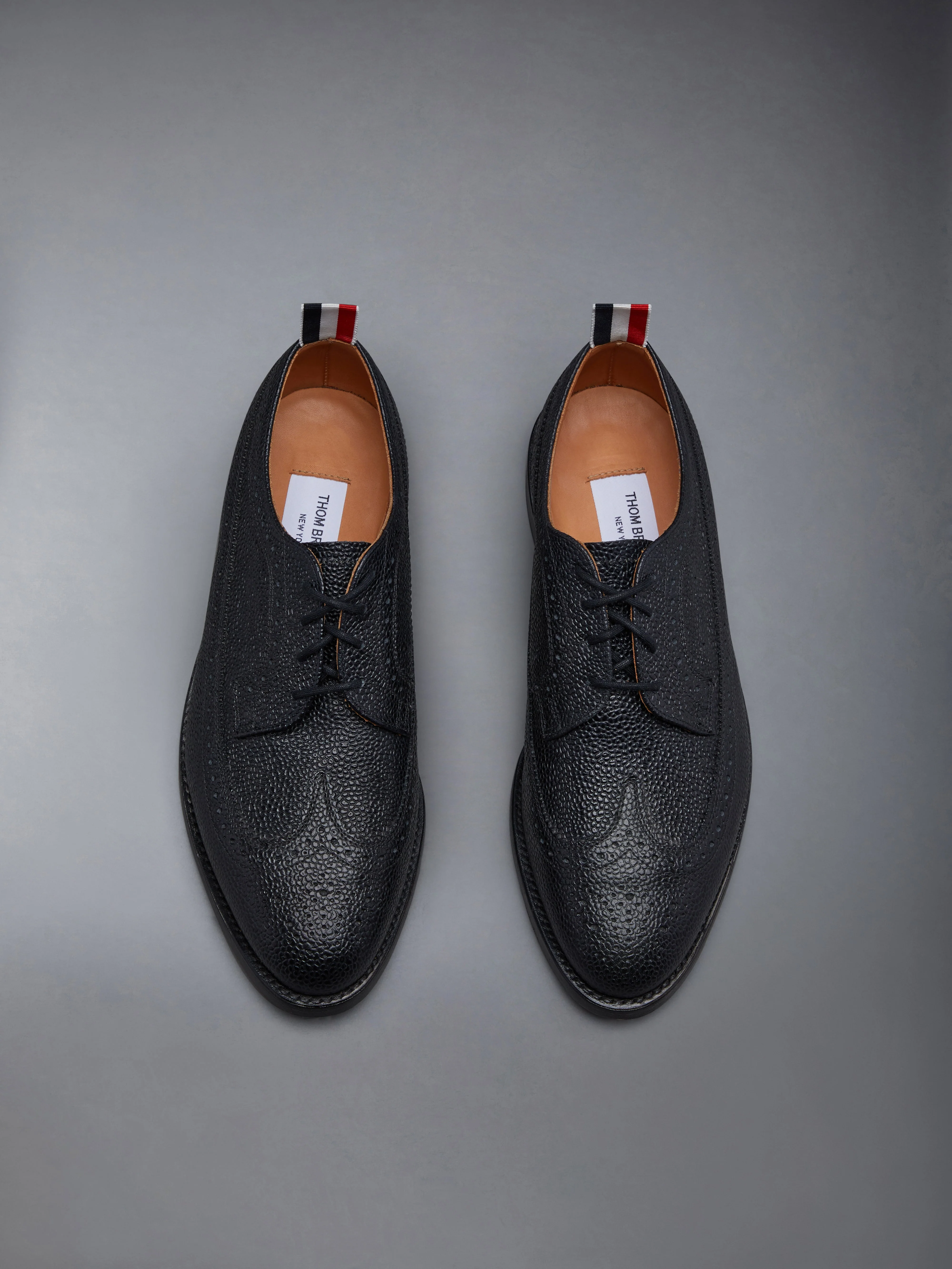 PEBBLE GRAIN LEATHER SOLE LONGWING BROGUE - Image 5