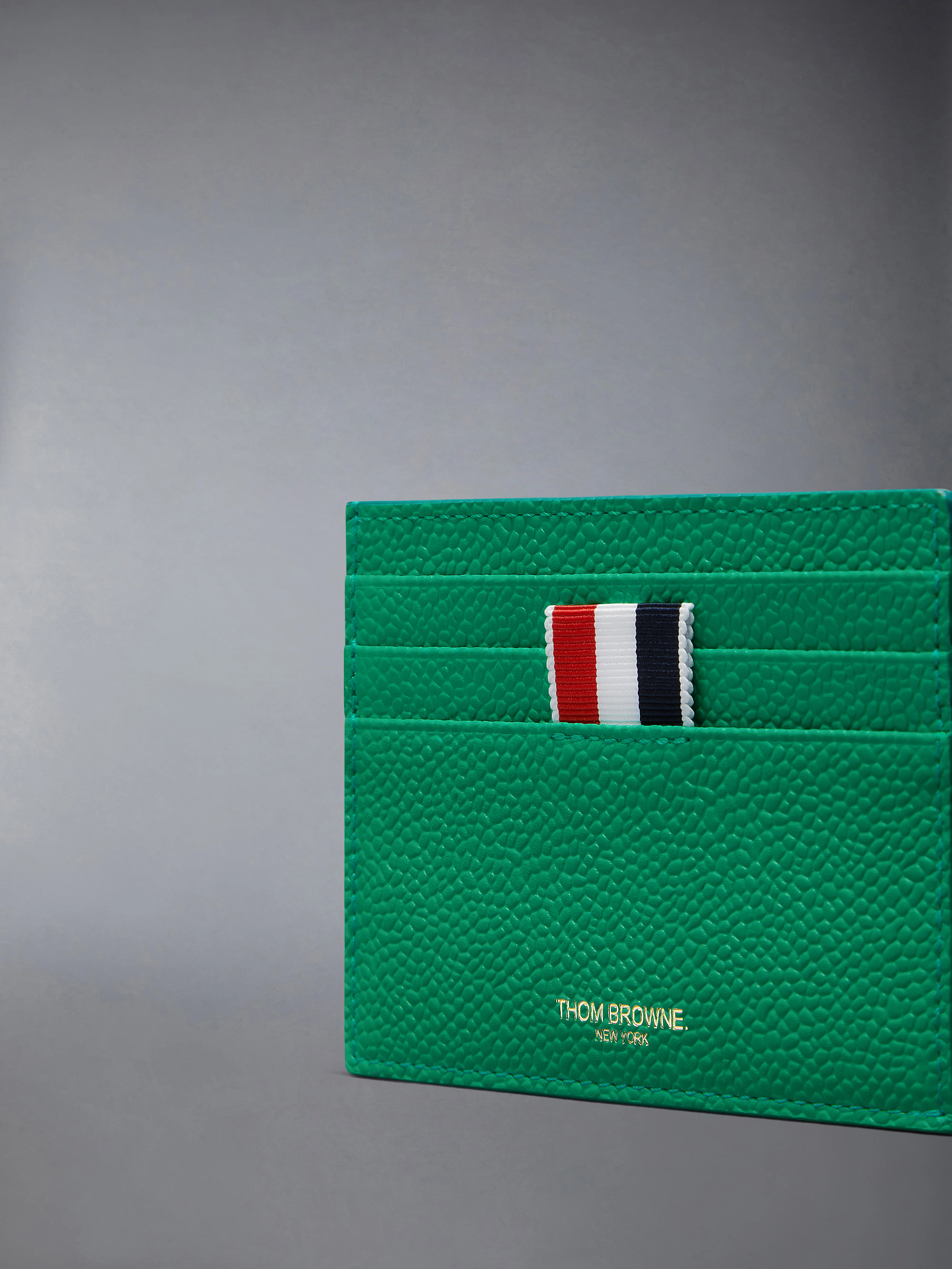 PEBBLE GRAIN NOTE COMPARTMENT CARD HOLDER - Image 4