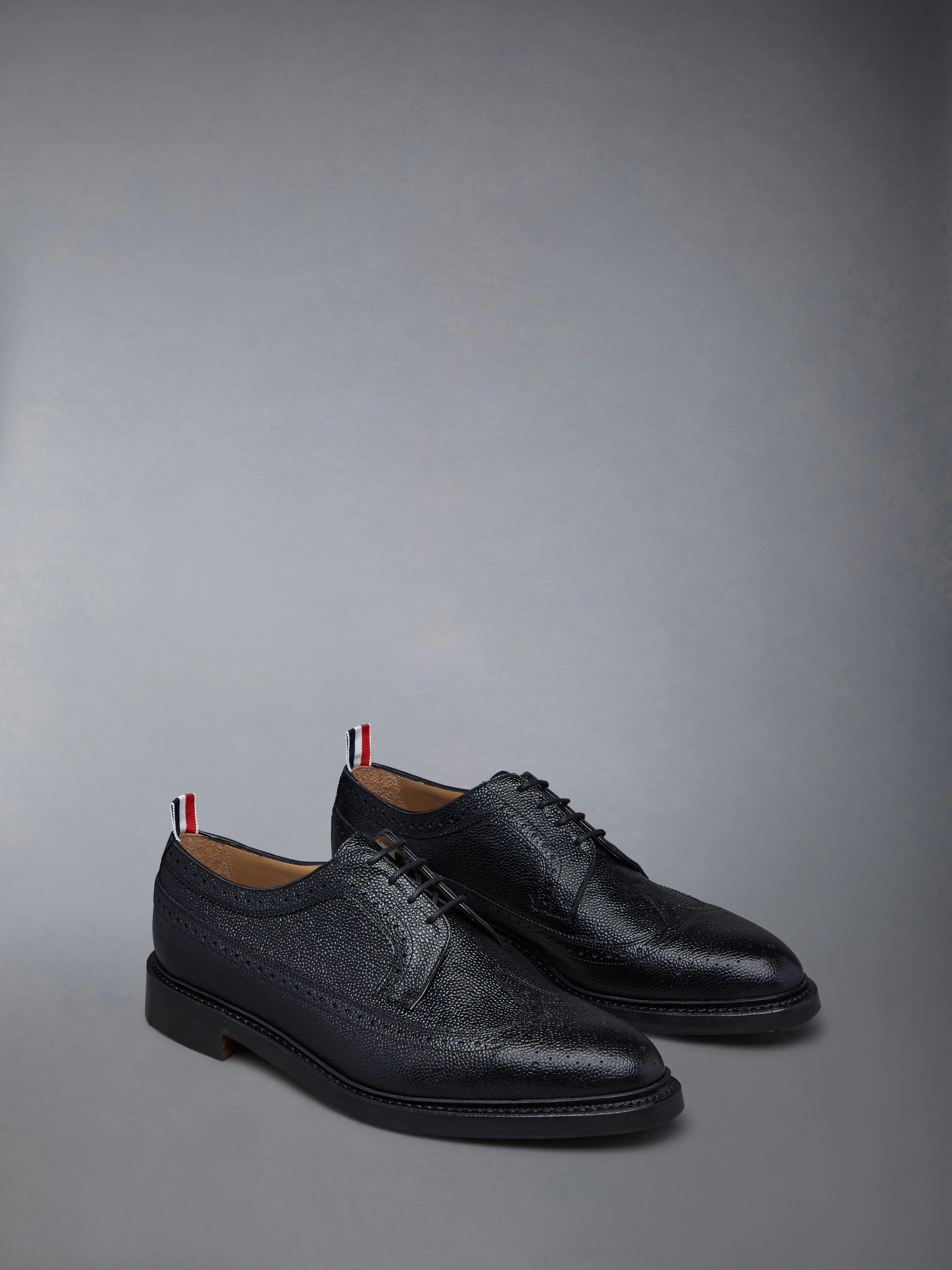 PEBBLE LUCIDO LEATHER SOLE LONGWING BROGUE - Image 2