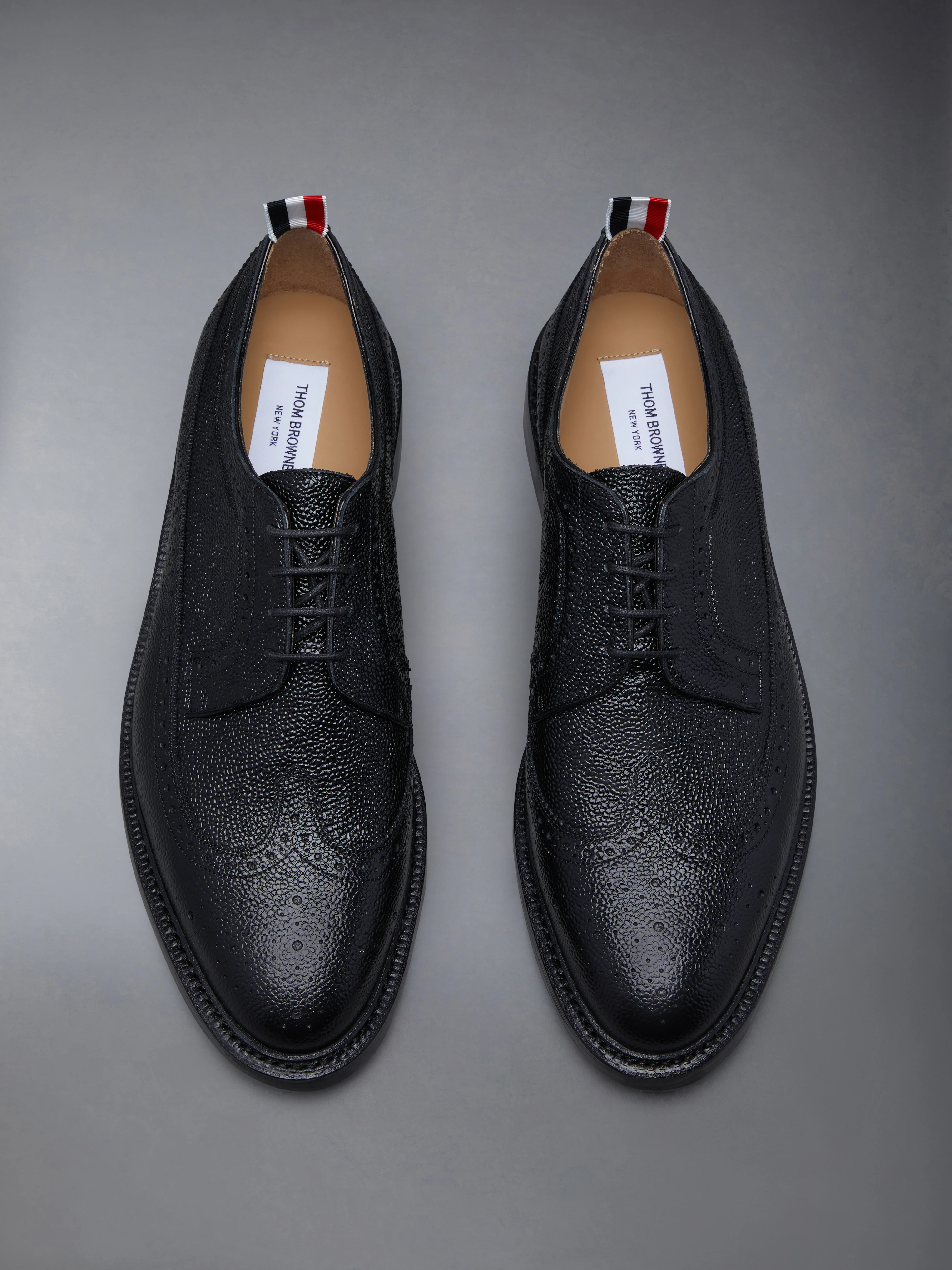 PEBBLE LUCIDO LEATHER SOLE LONGWING BROGUE - Image 5