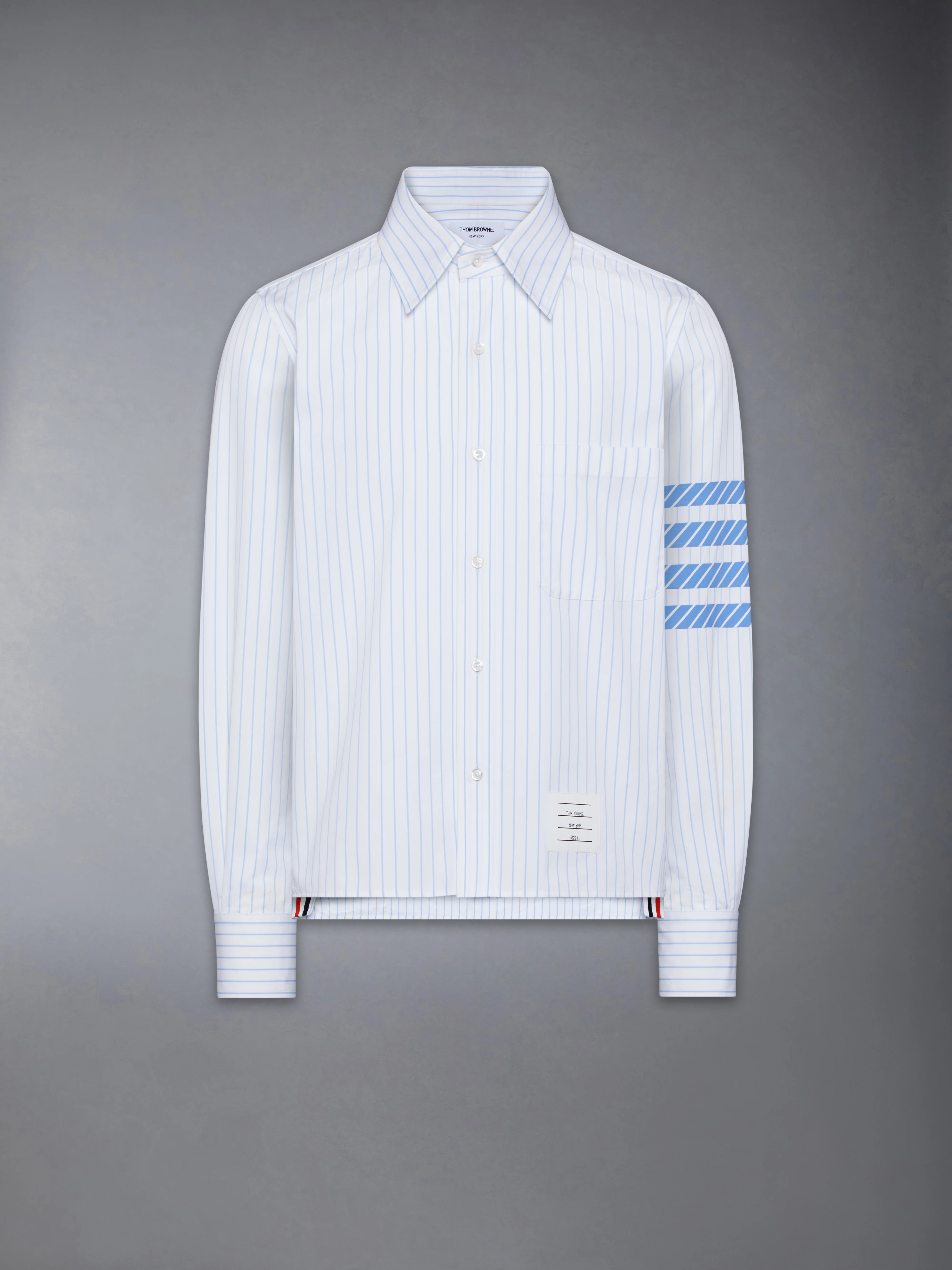 PINSTRIPE POPLIN 4-BAR  SHIRT - Image 7