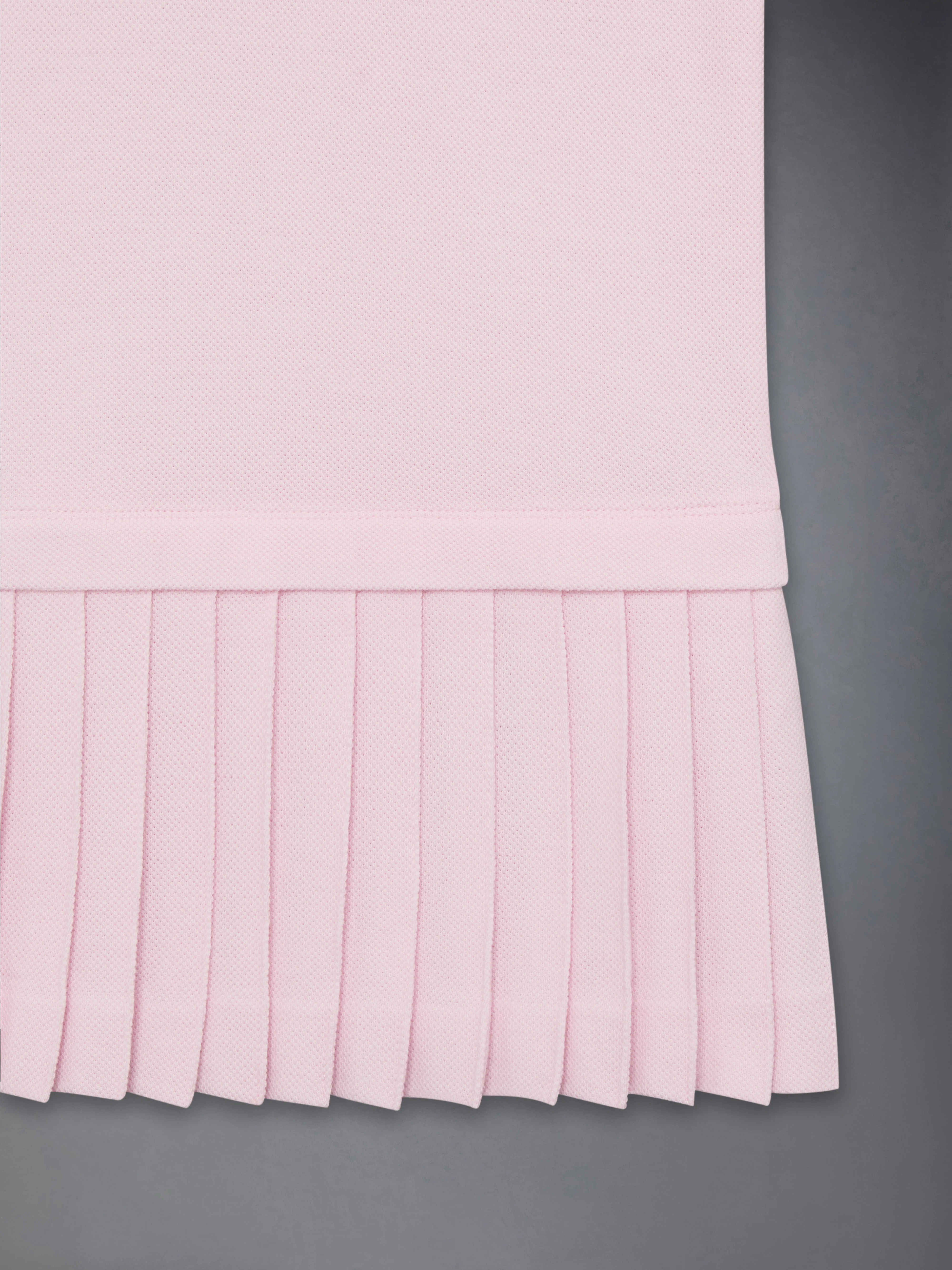 PIQUE PLEATED POLO DRESS - Image 5
