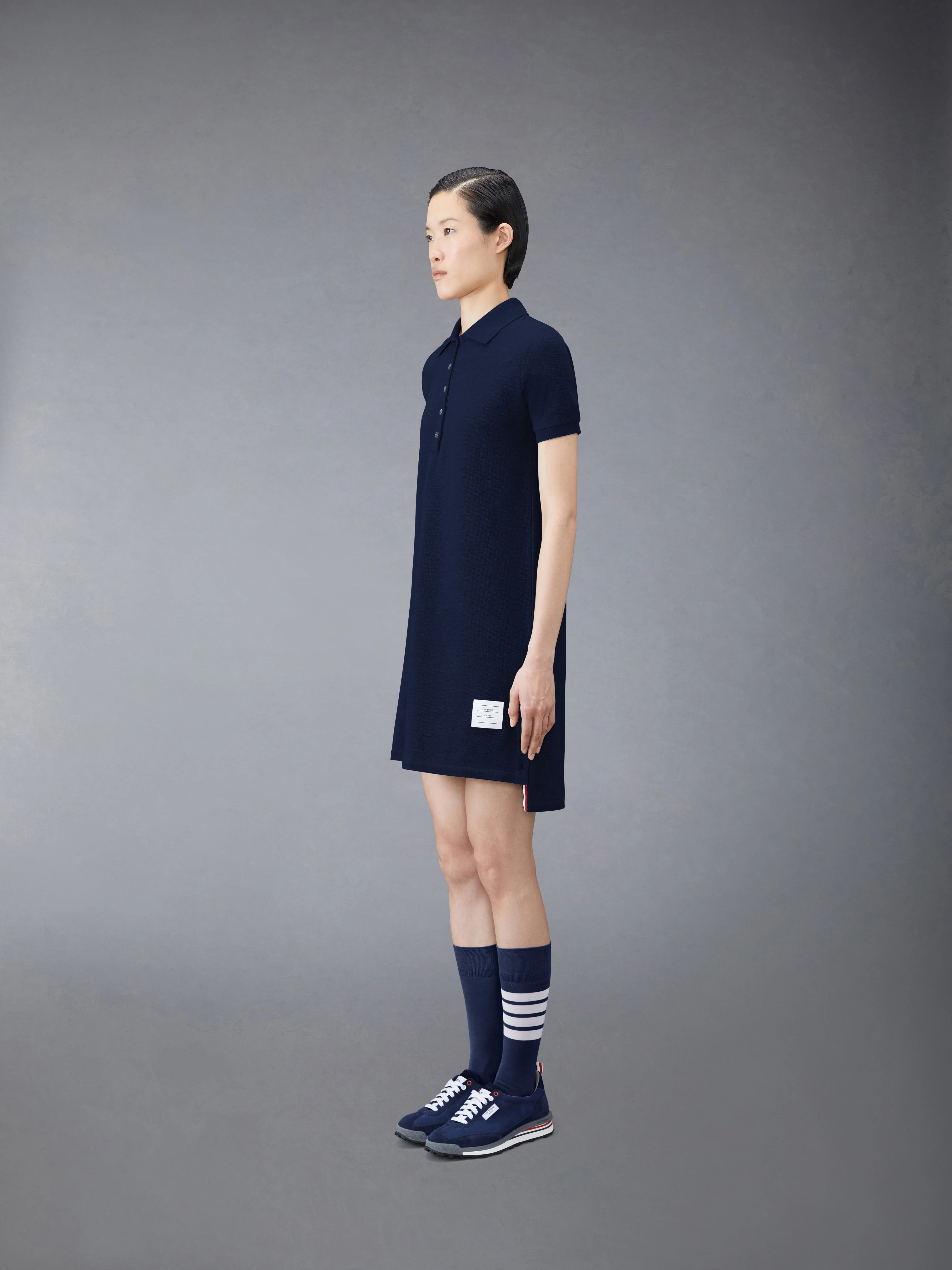 PIQUE RWB STRIPE POLO DRESS - Image 2