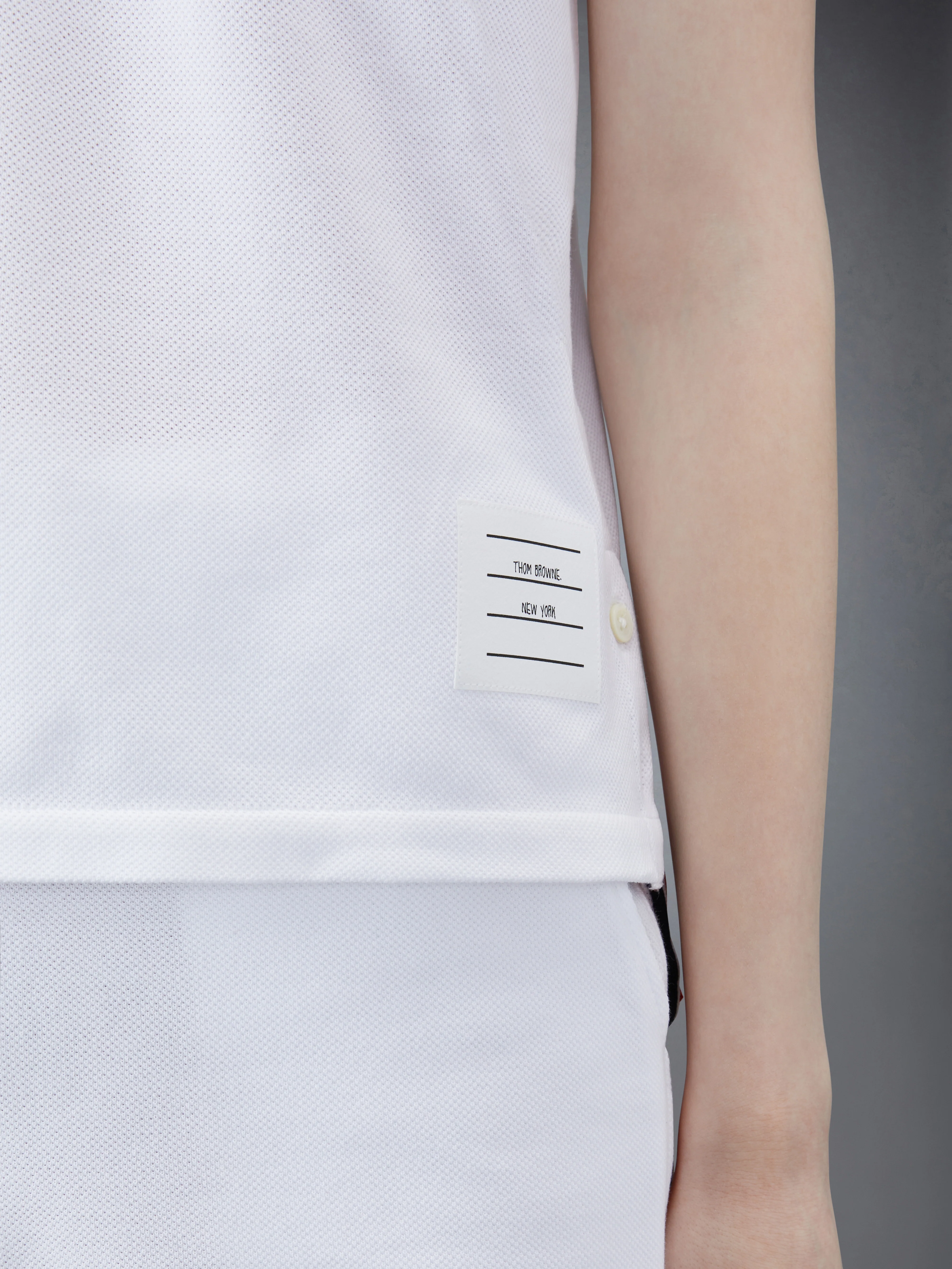 PIQUE RWB STRIPE RELAXED FIT POLO - Image 5