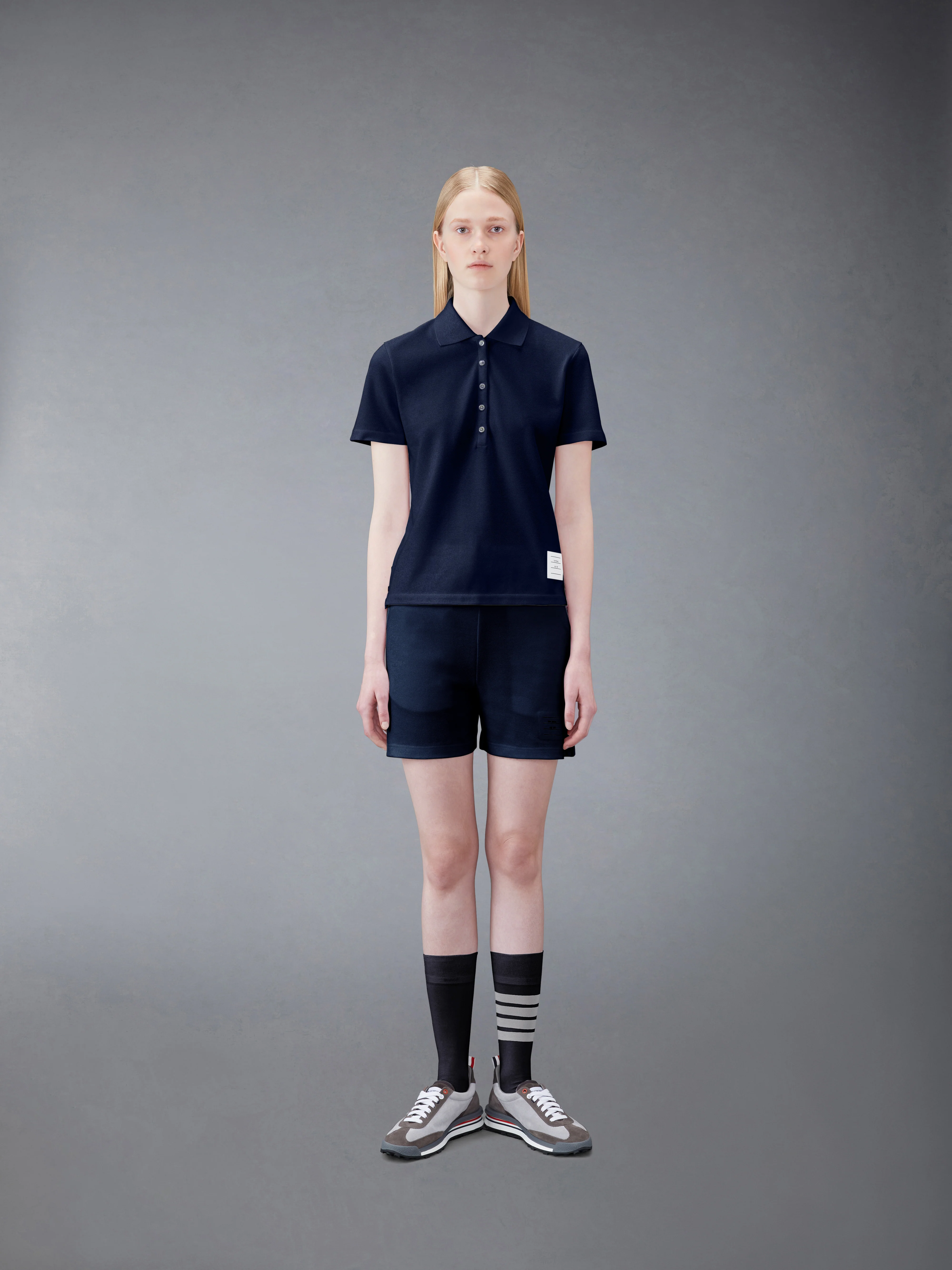 PIQUE RWB STRIPE RELAXED FIT POLO - Image 3