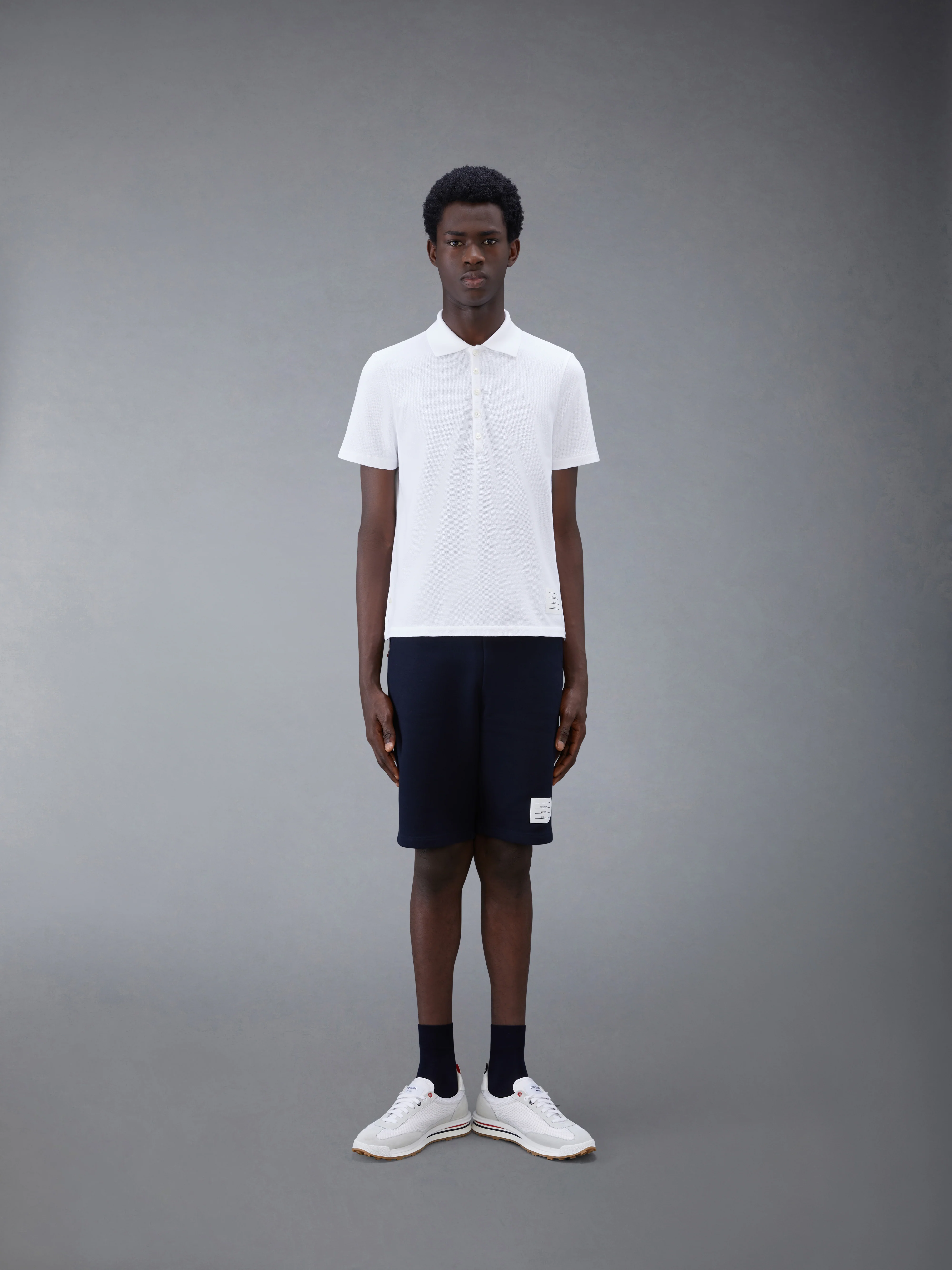 PIQUE RWB STRIPE RELAXED POLO - Image 3