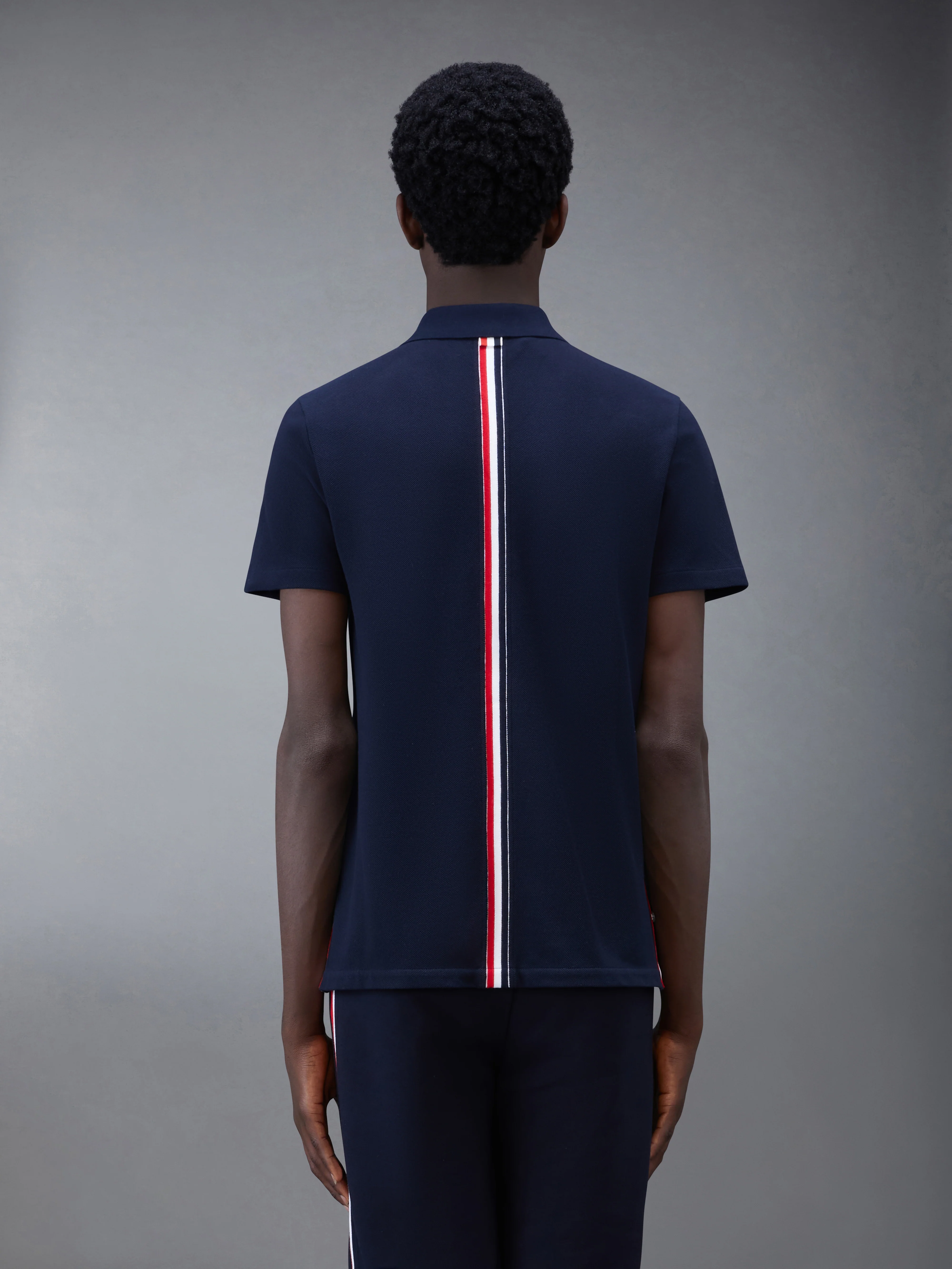 PIQUE RWB STRIPE RELAXED POLO - Image 2
