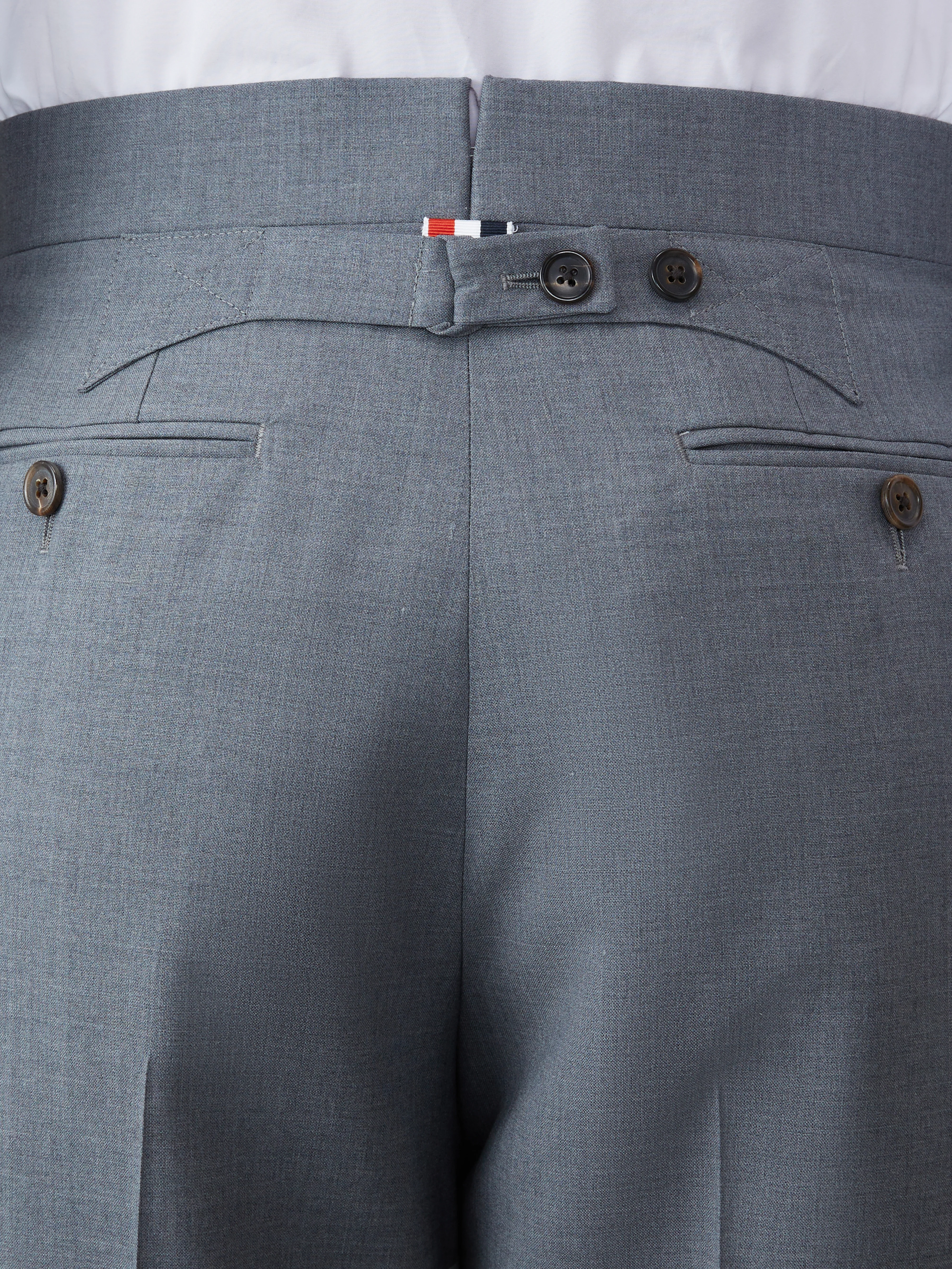 PLAIN WEAVE  4-BAR BACKSTRAP TROUSER - Image 6