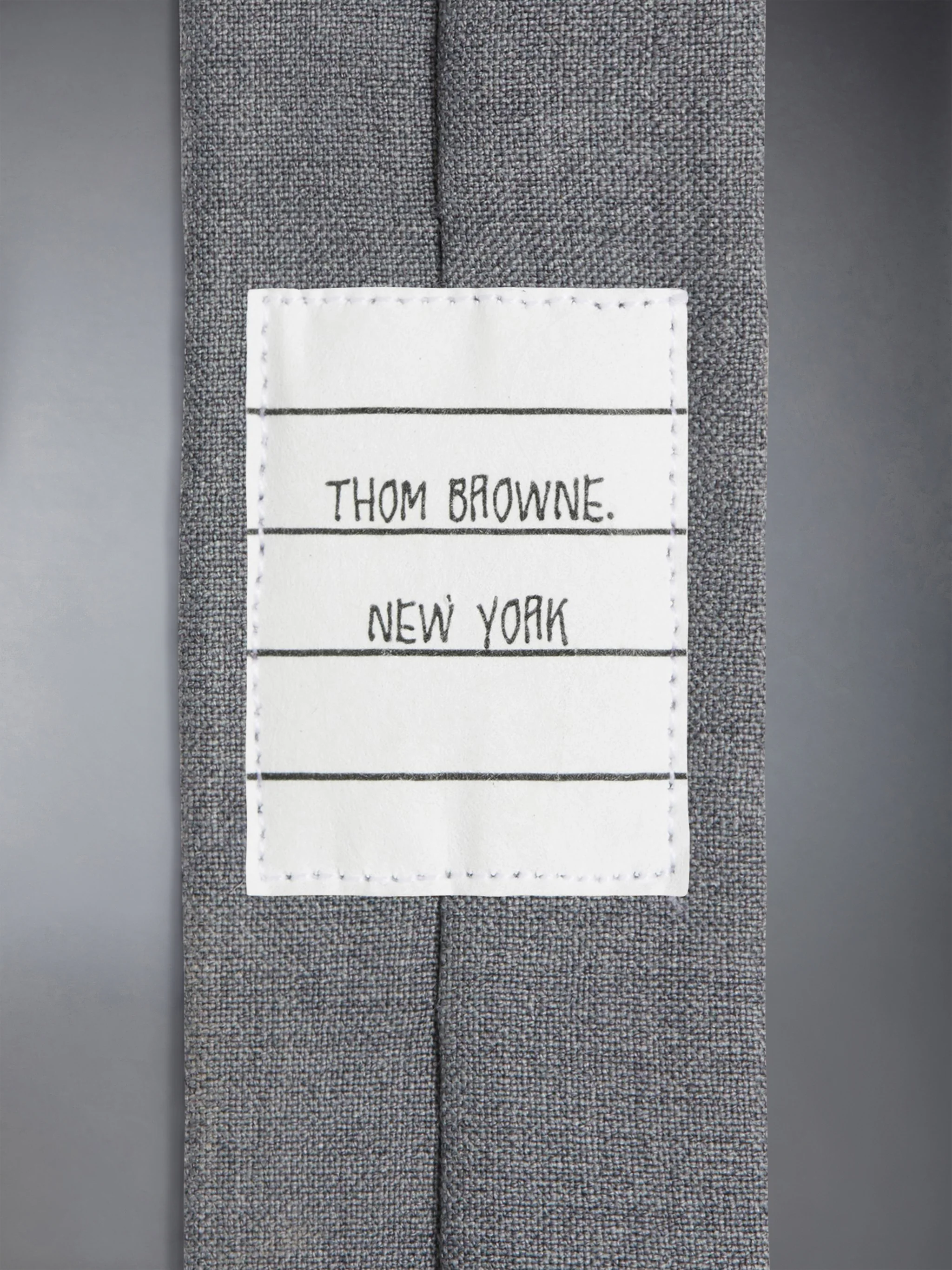 PLAIN WEAVE 4-BAR CLASSIC TIE - Image 2
