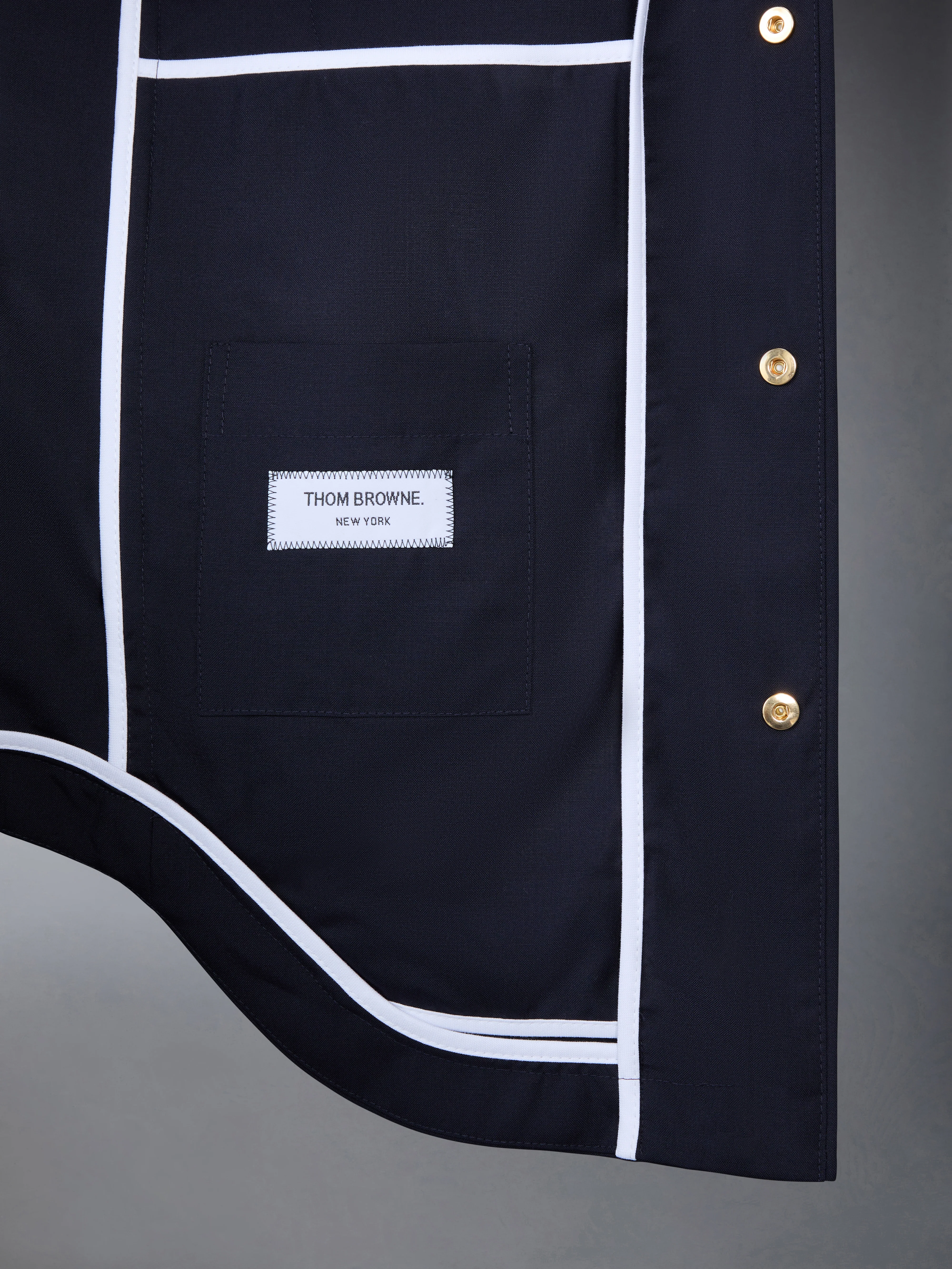 Plain Weave 4-Bar Shirt Jacket - Image 5