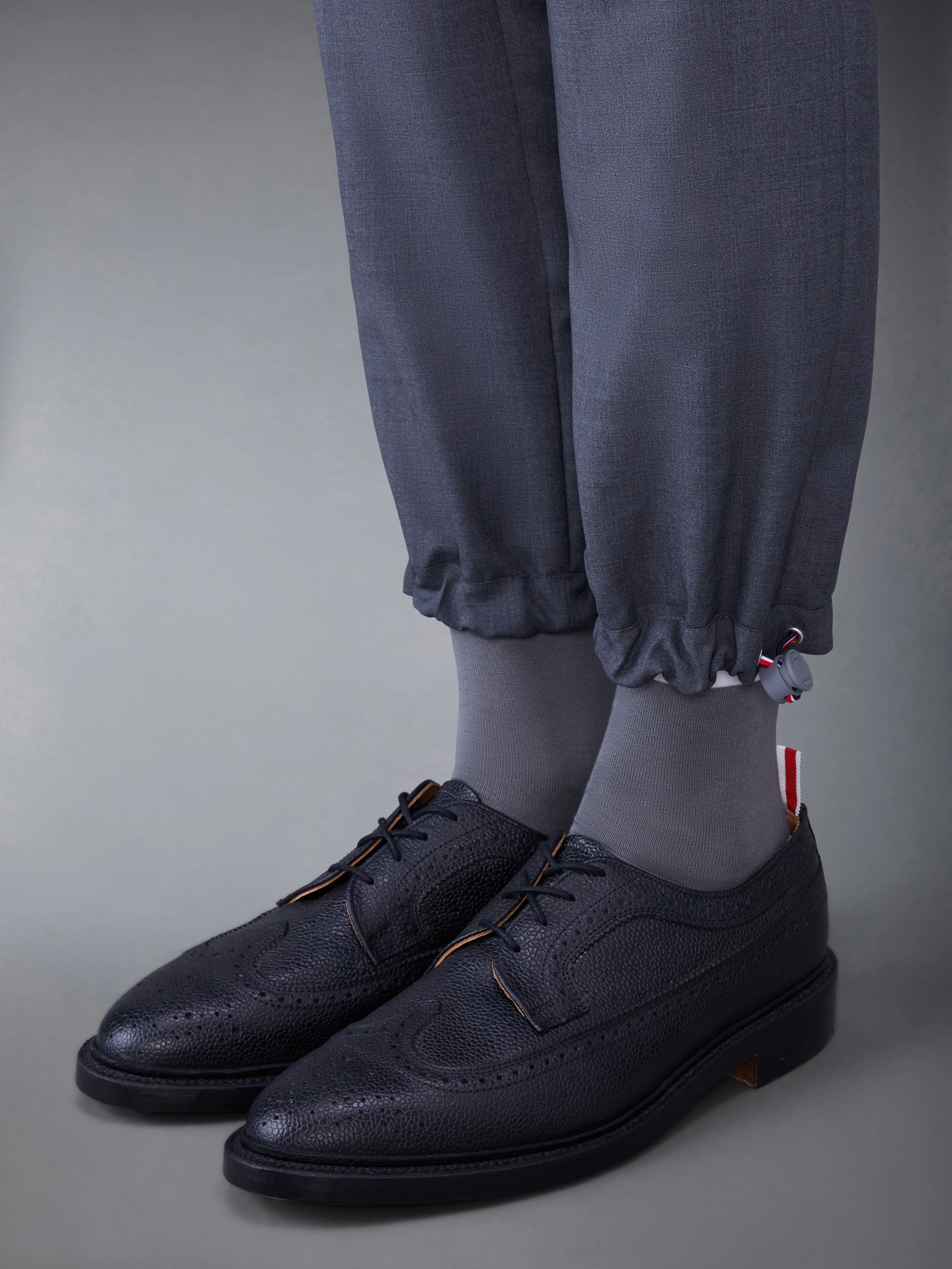 PLAIN WEAVE 4-BAR TRACK TROUSER - Image 6