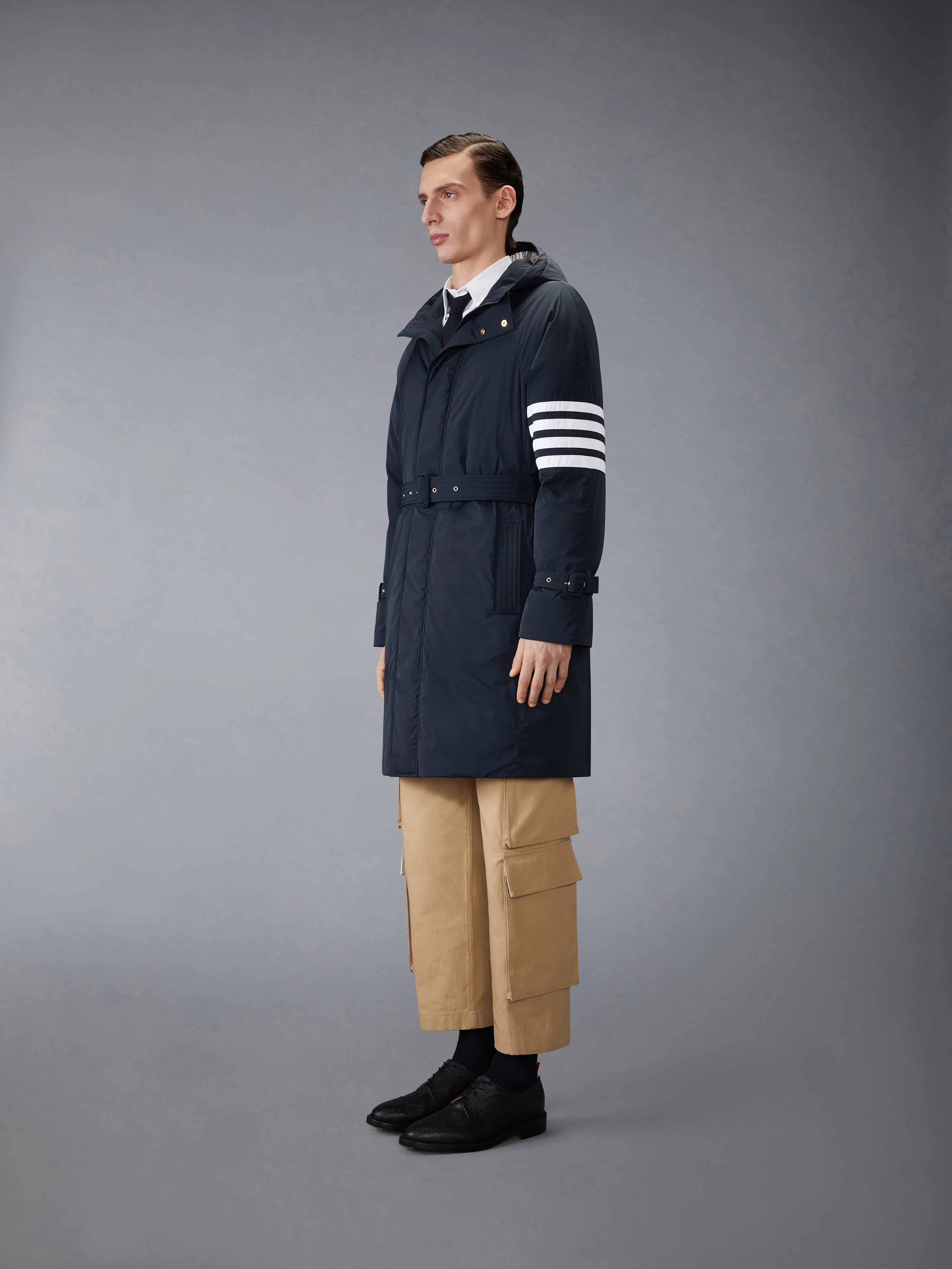 POLY TWILL 4-BAR DOWN FILLED PARKA - Image 3