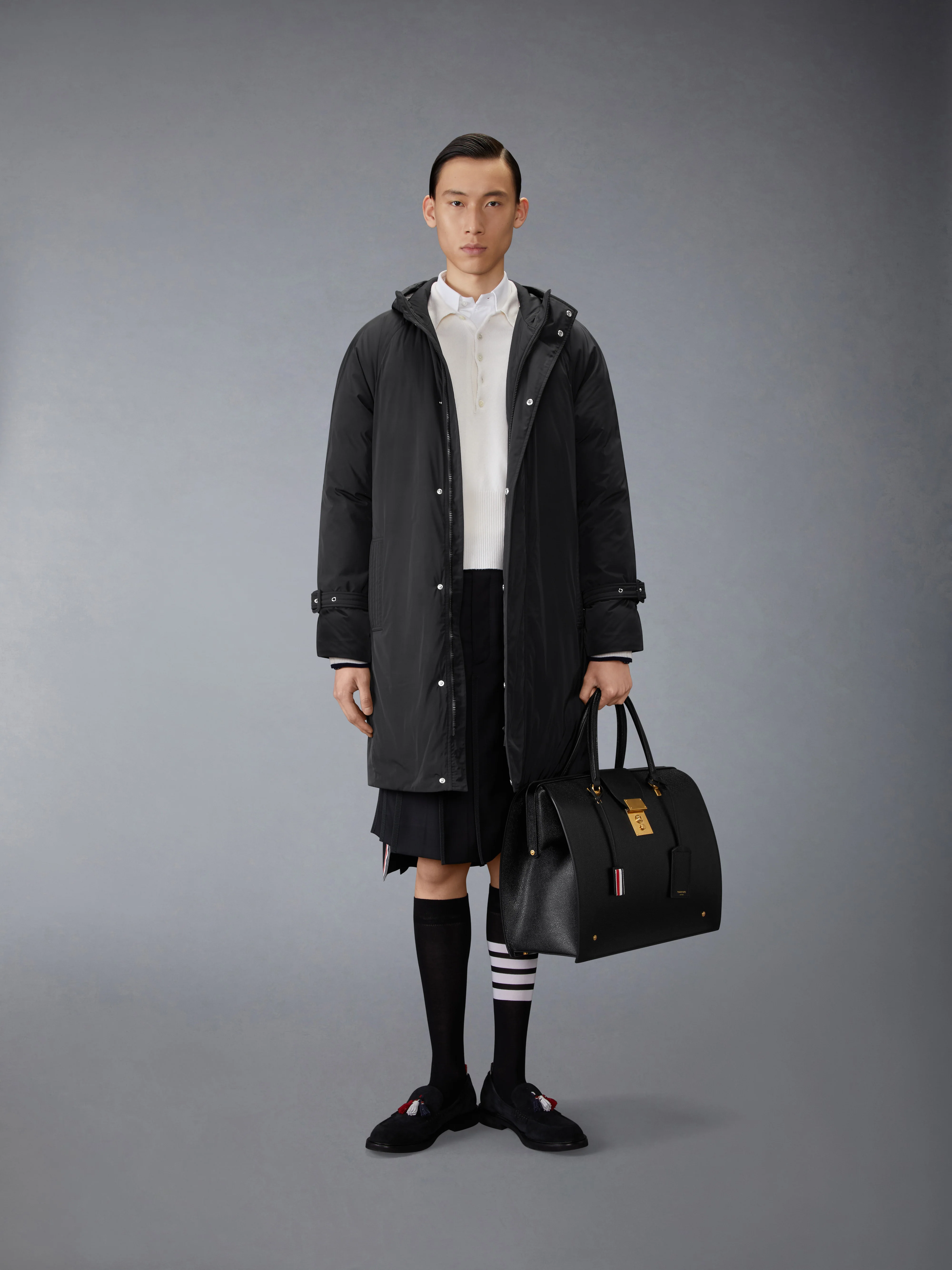 POLY TWILL 4-BAR DOWN FILLED PARKA - Image 3