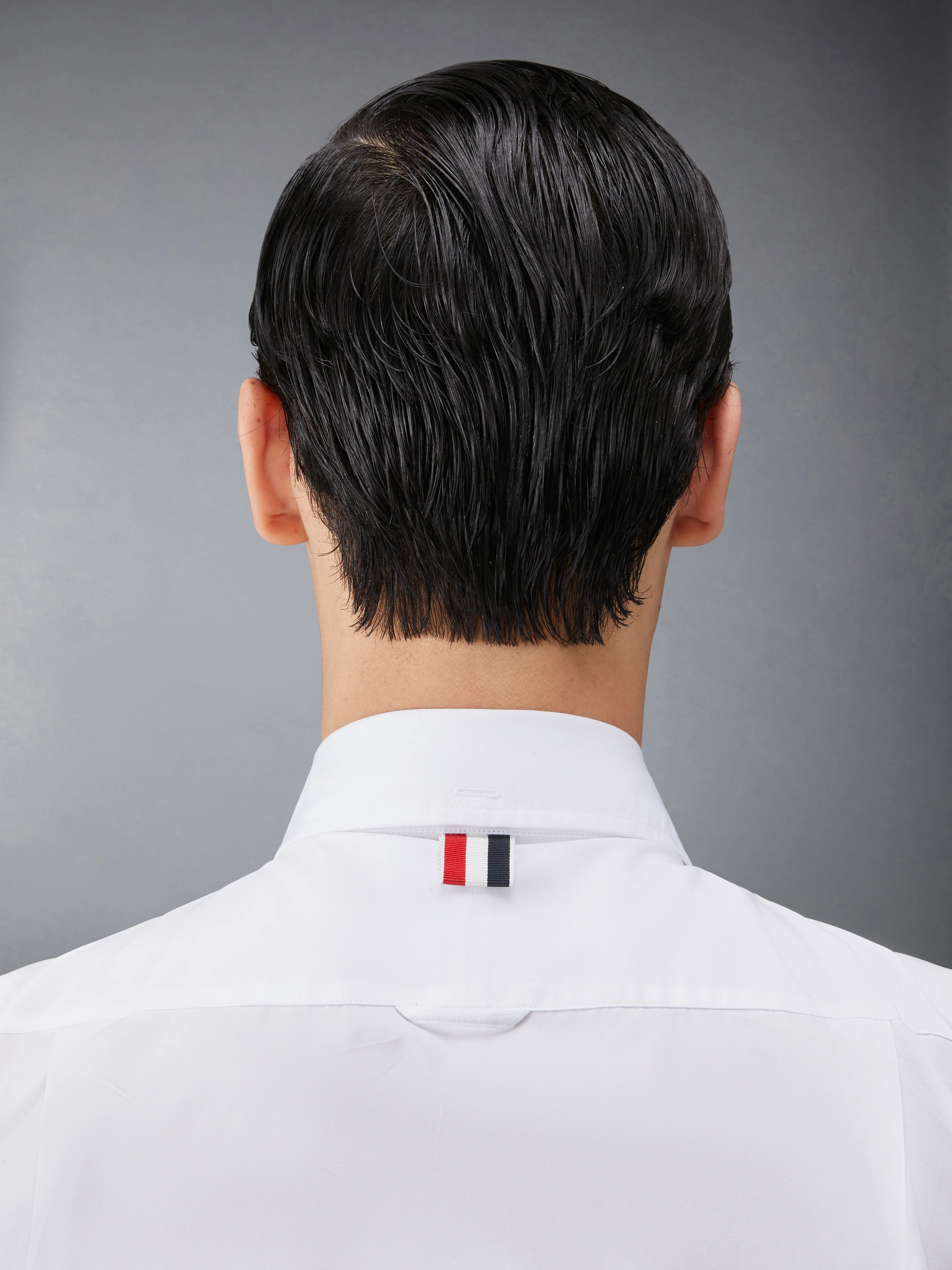 POPLIN FRENCH CUFF TUXEDO SHIRT - Image 7