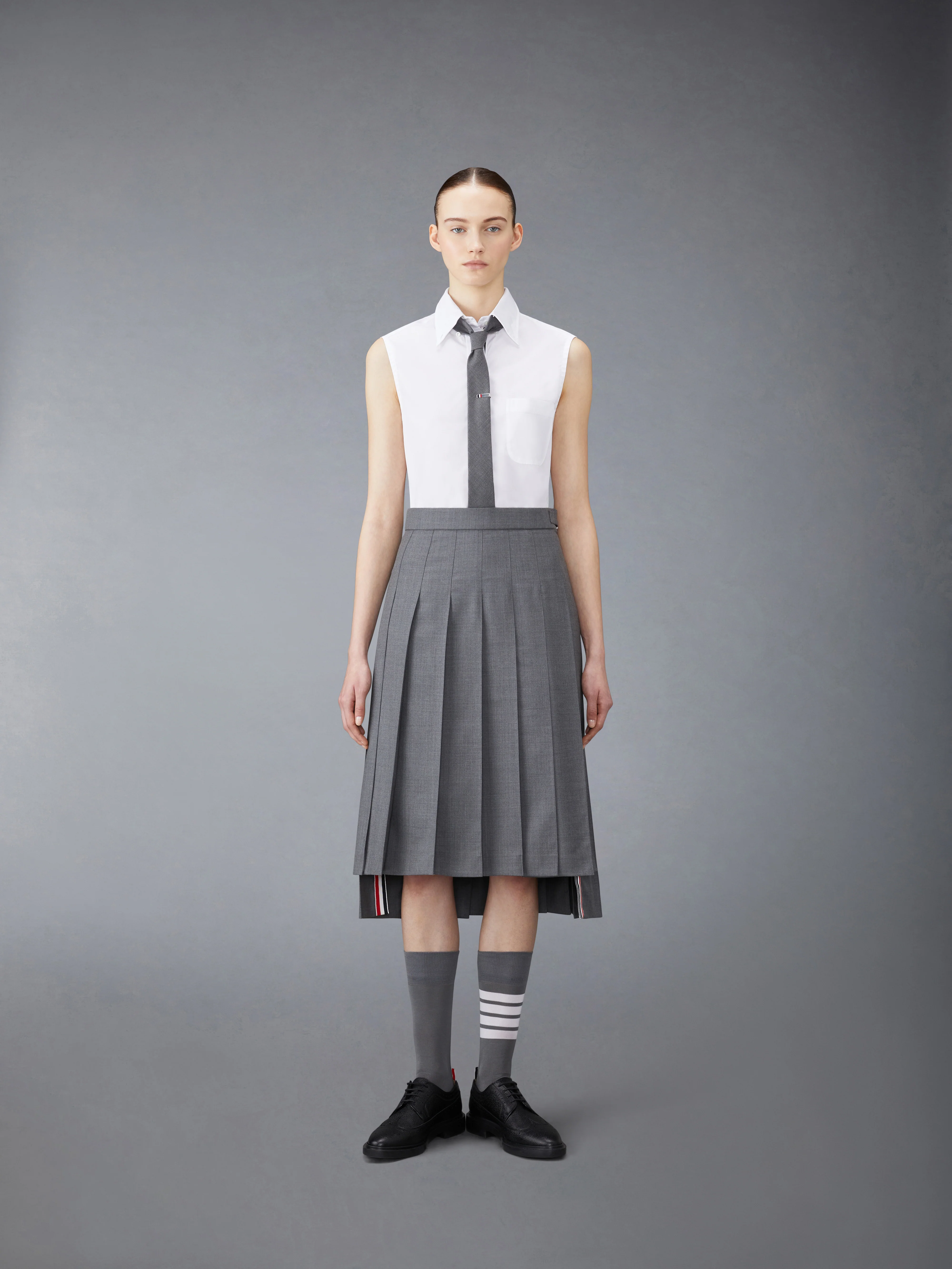 POPLIN SLEEVELESS SHIRT - Image 4