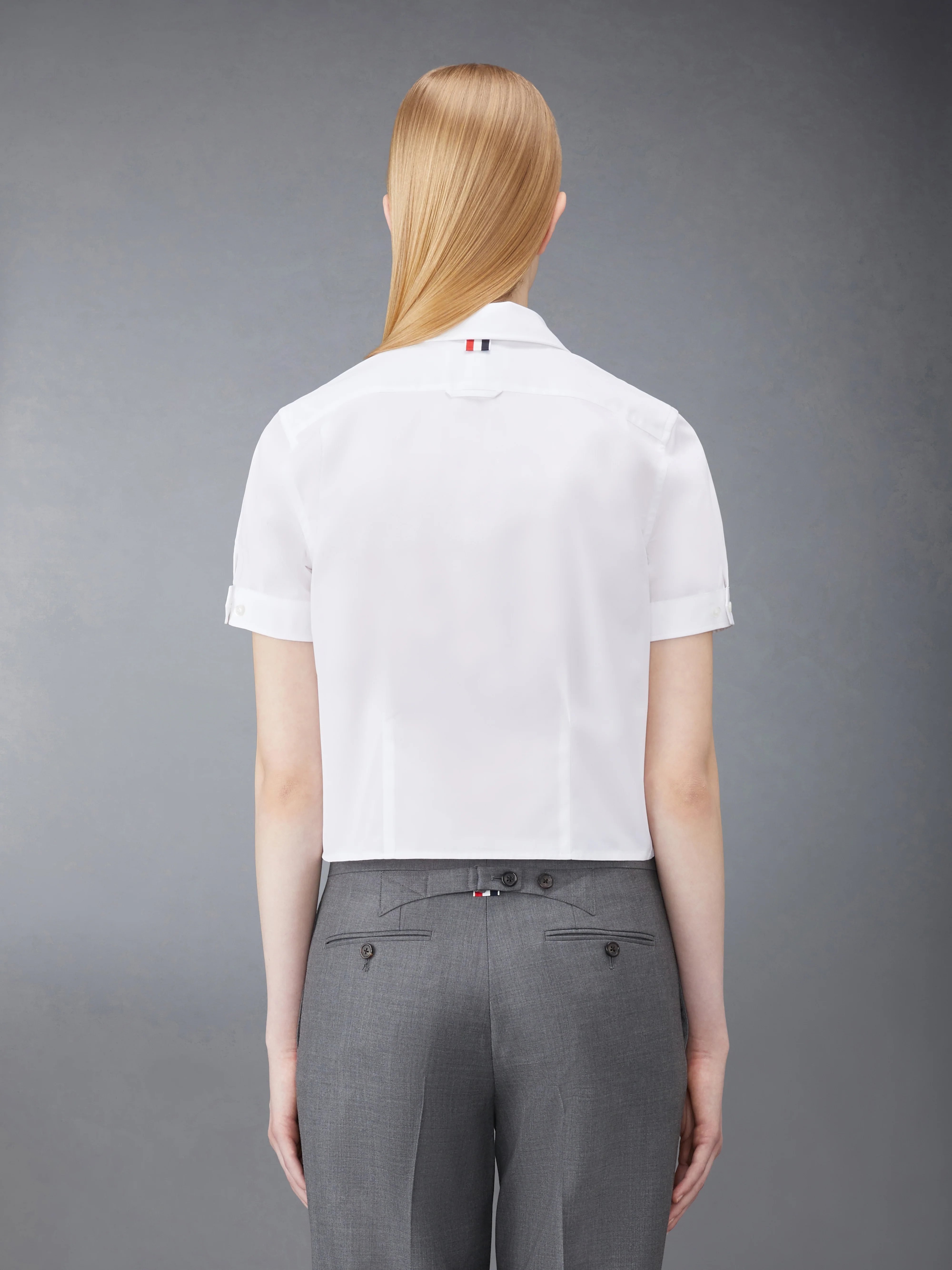 POPLIN TUCKED BLOUSE - Image 2