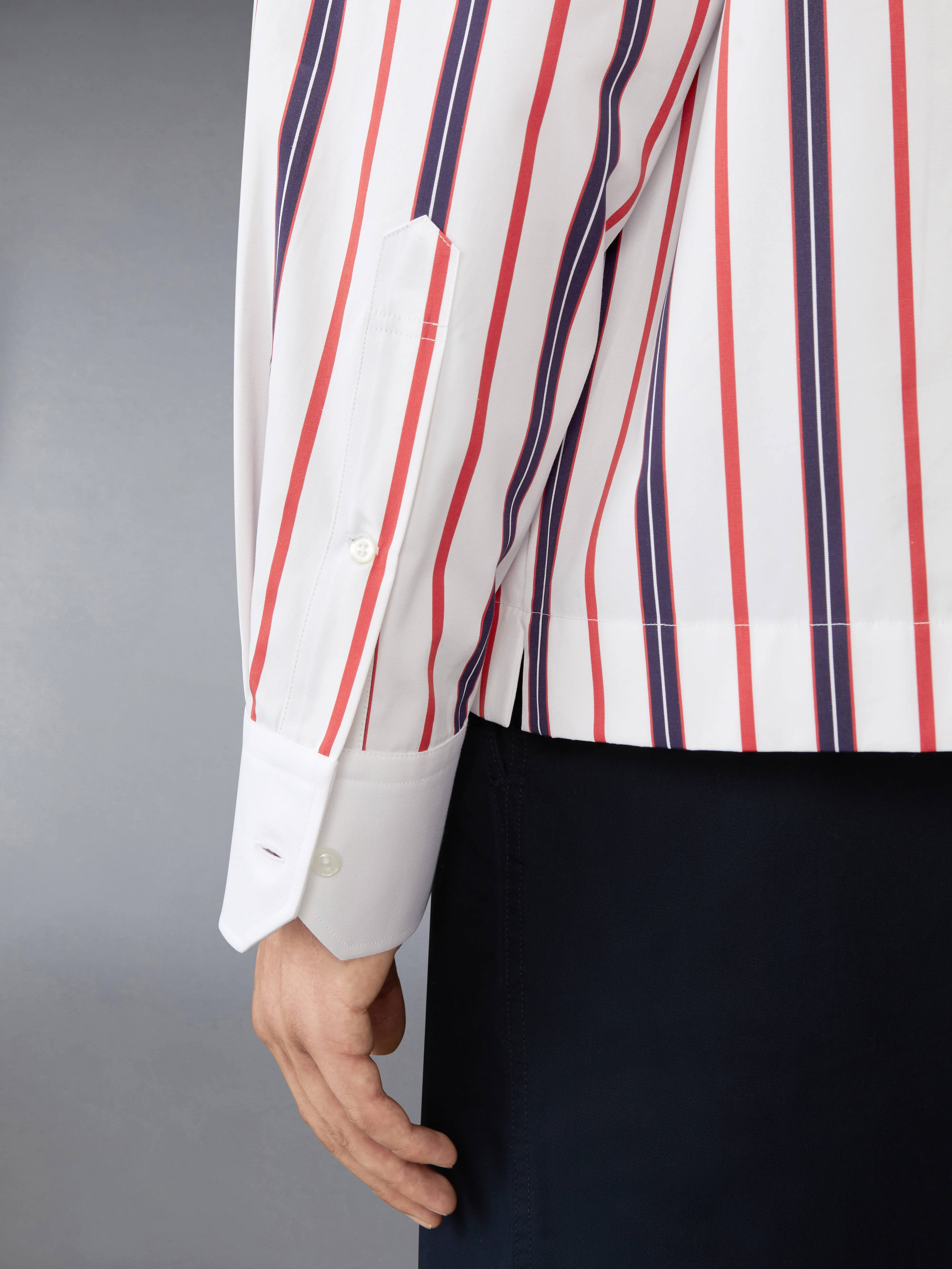 REPP STRIPE POPLIN SHIRT - Image 4