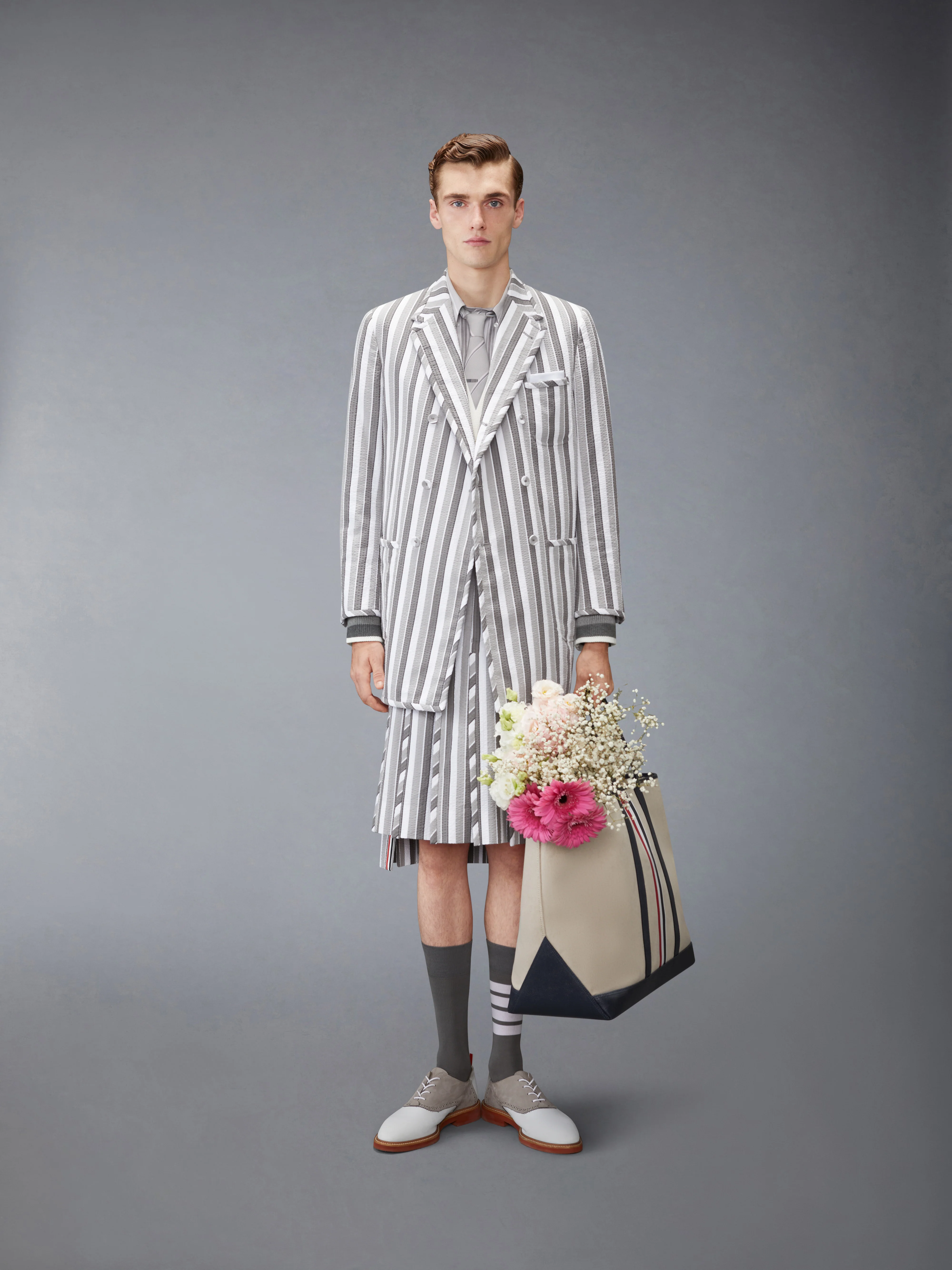 REPP STRIPE SEERSUCKER OVERSIZED SPORTCOAT - Image 4