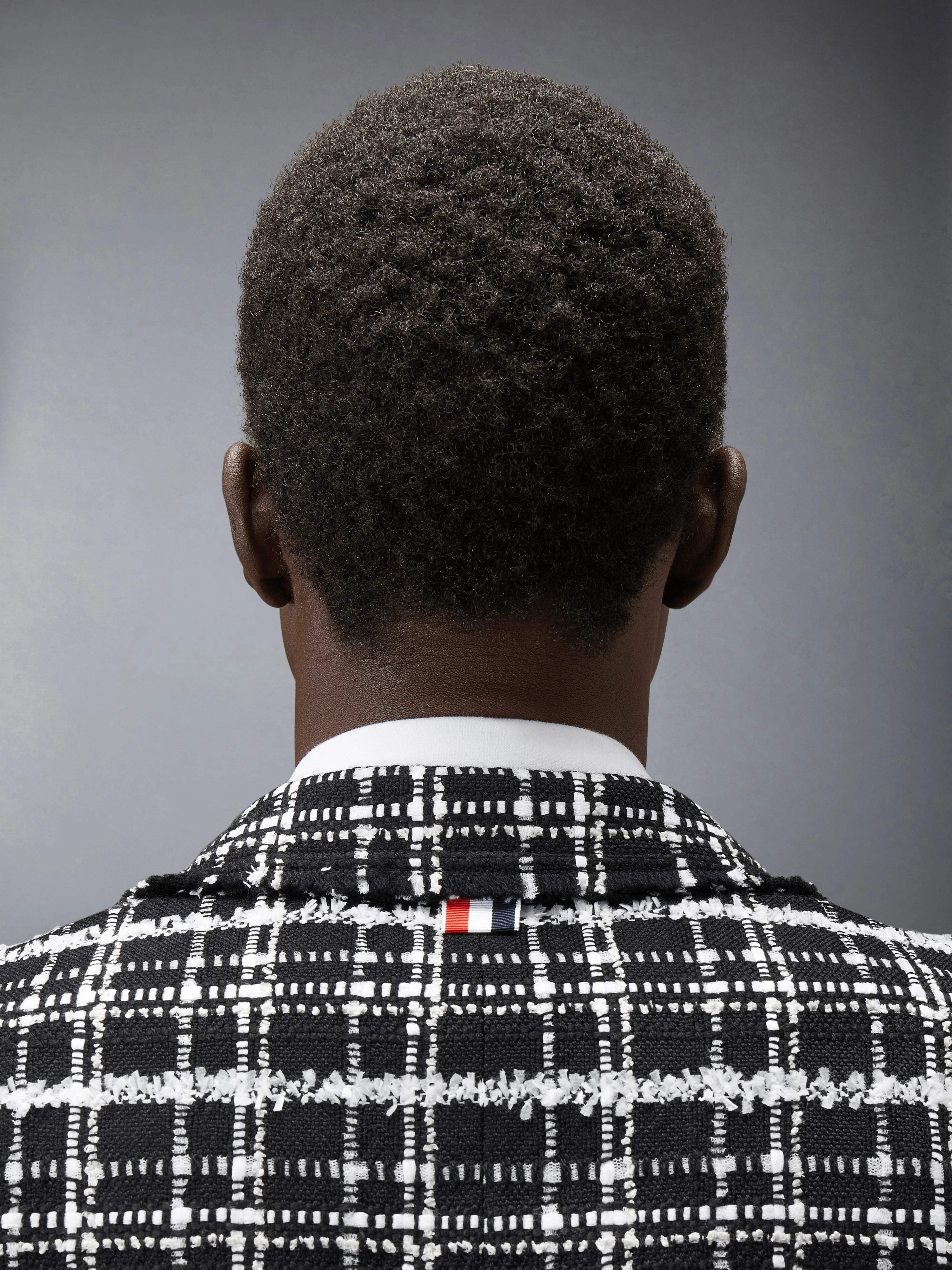 RIBBON TWEED SPORTCOAT WITH FRAY EDGE - Image 5