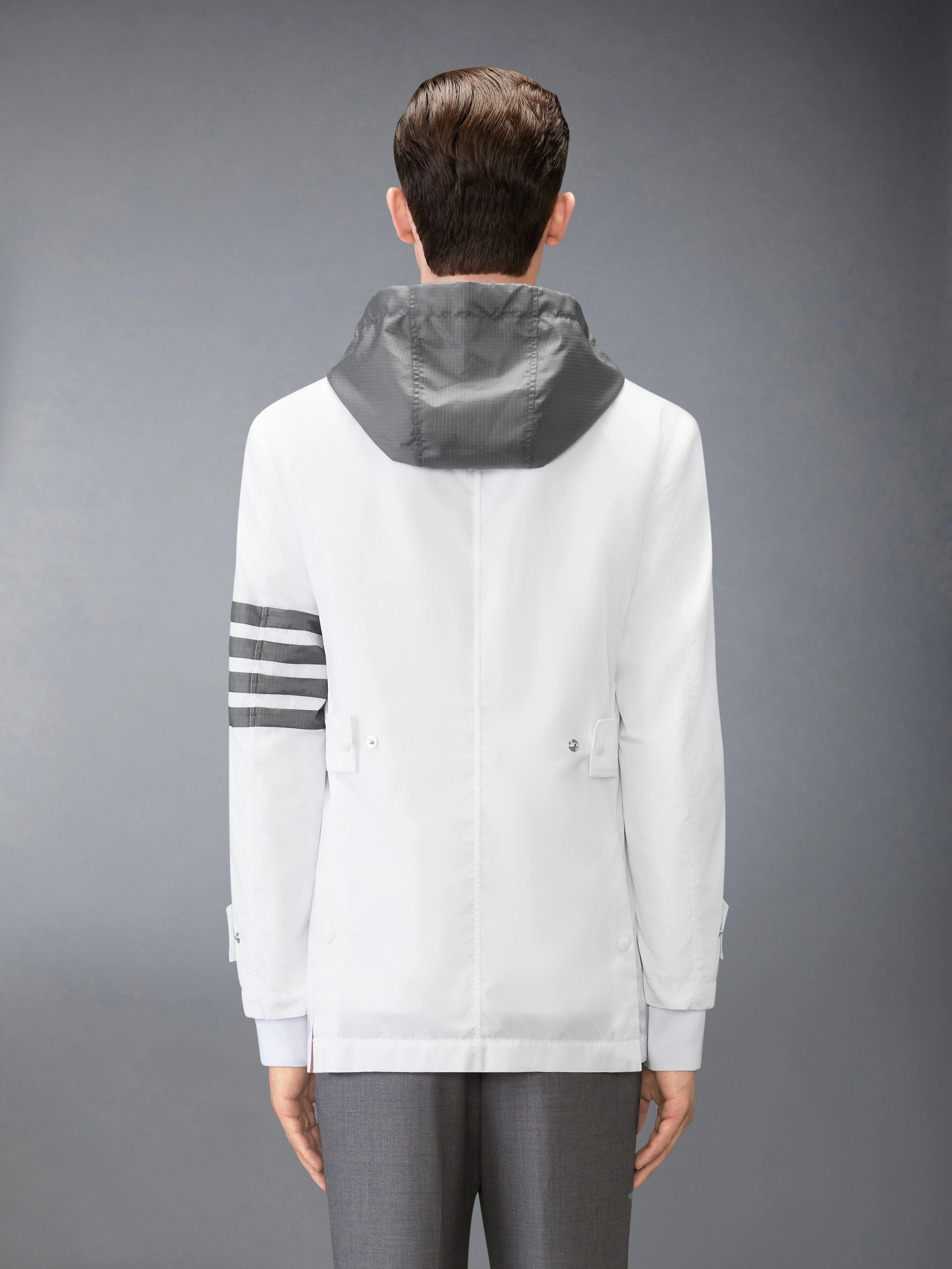 RIPSTOP 4-BAR UNCONSTRUCTED RELAXED OVERCOAT - Image 3