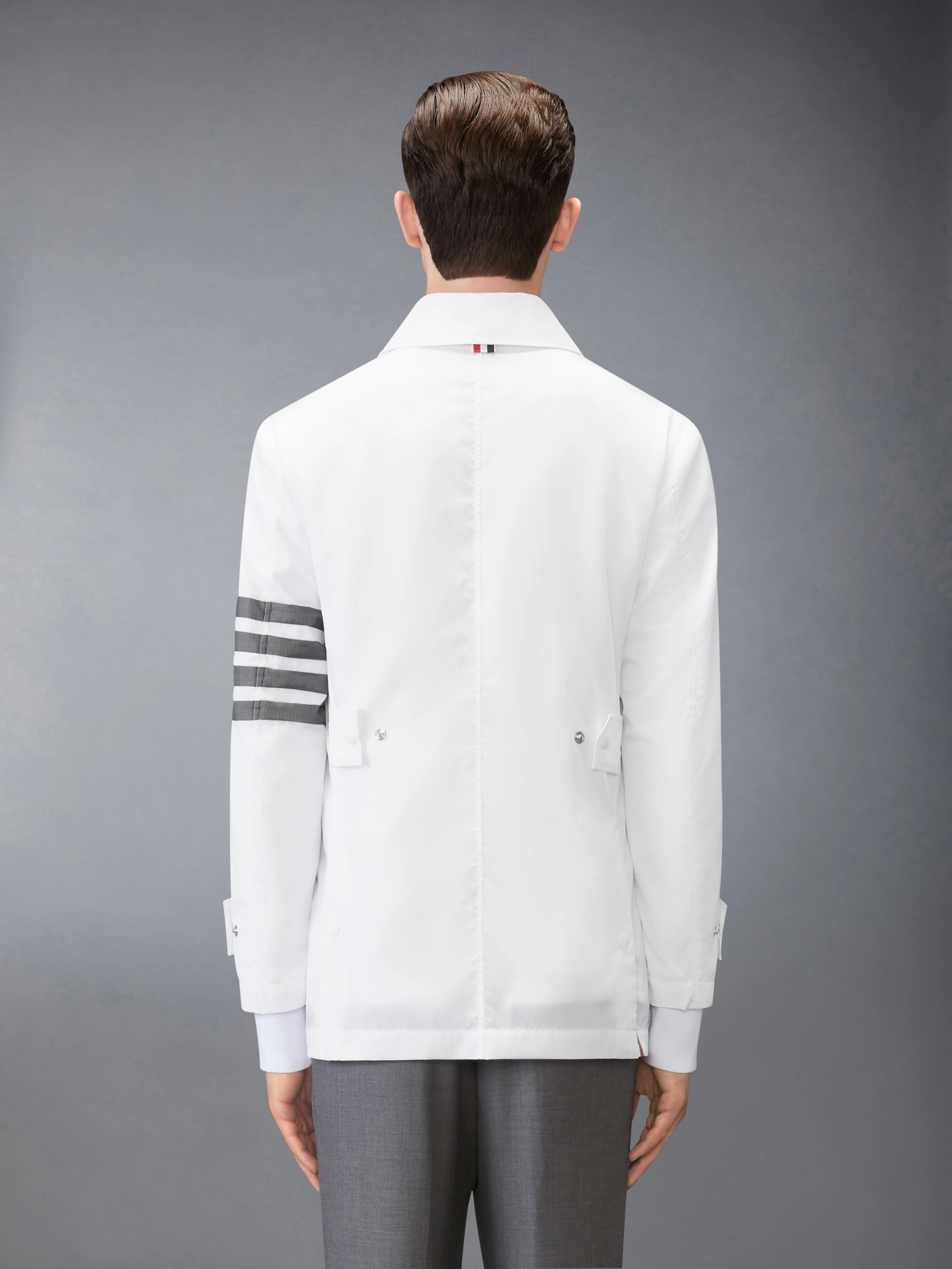 RIPSTOP 4-BAR UNCONSTRUCTED RELAXED OVERCOAT - Image 5