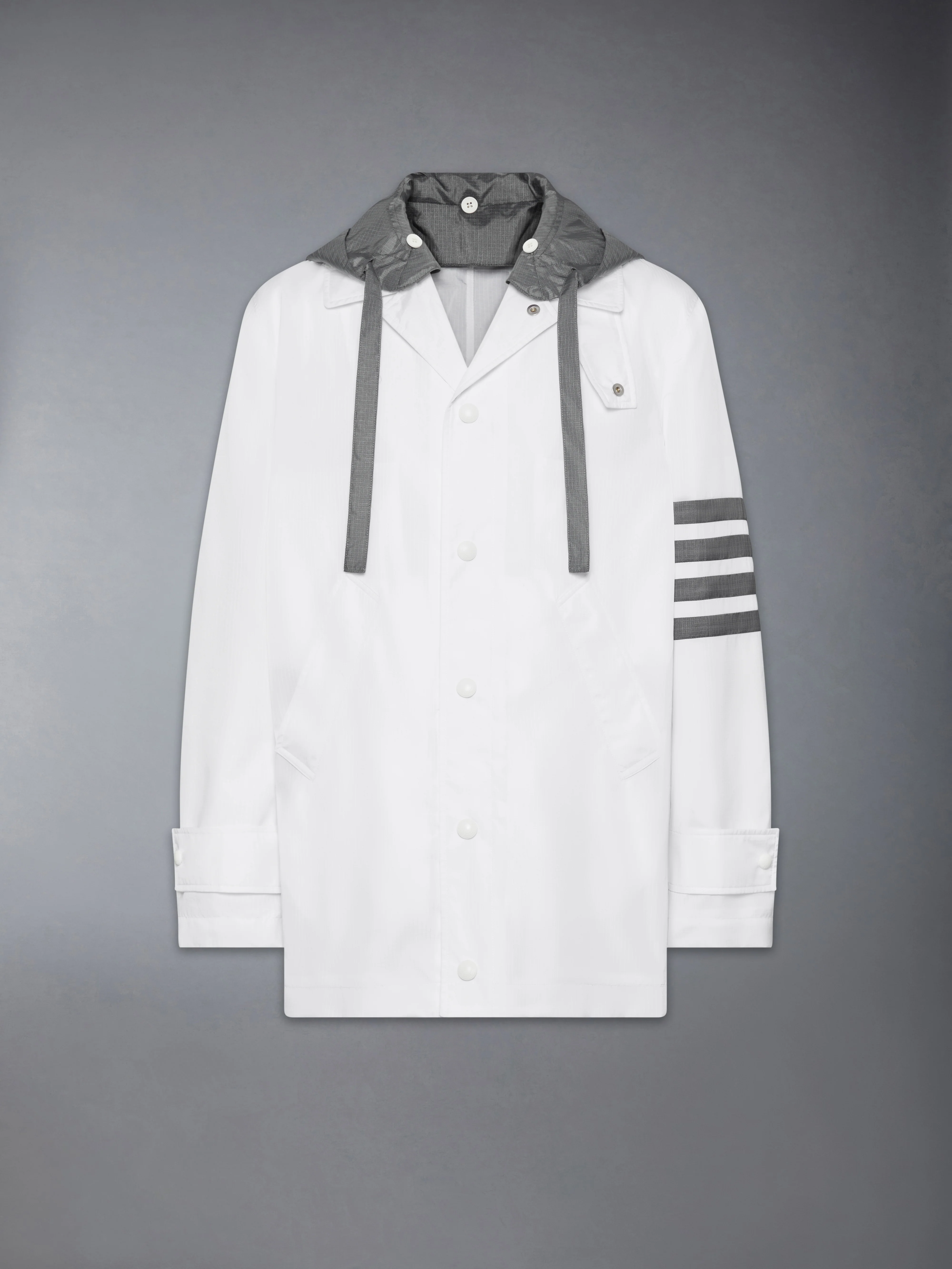 RIPSTOP 4-BAR UNCONSTRUCTED RELAXED OVERCOAT - Image 9