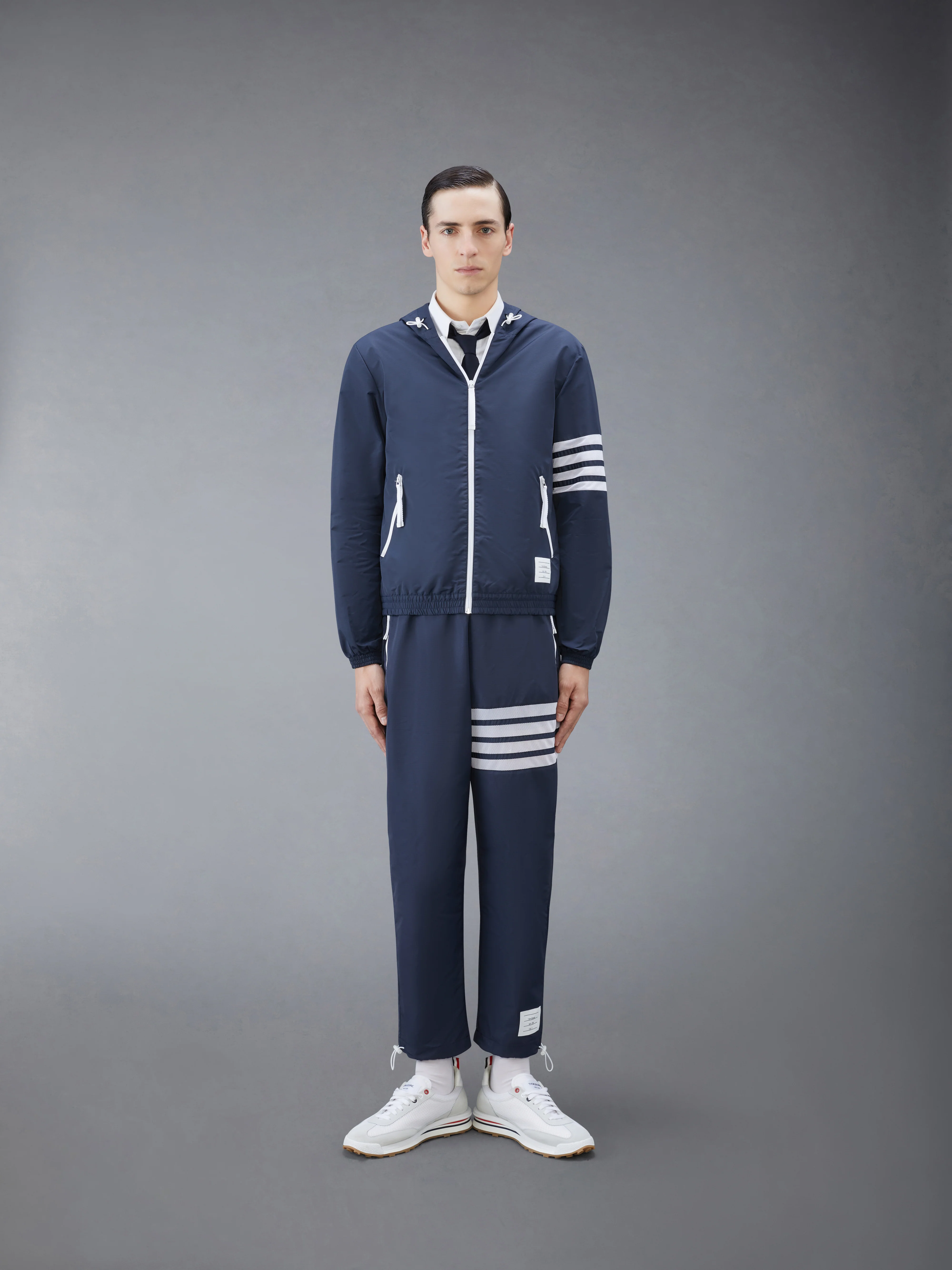 RIPSTOP MESH 4-BAR HOODED JACKET - Image 2
