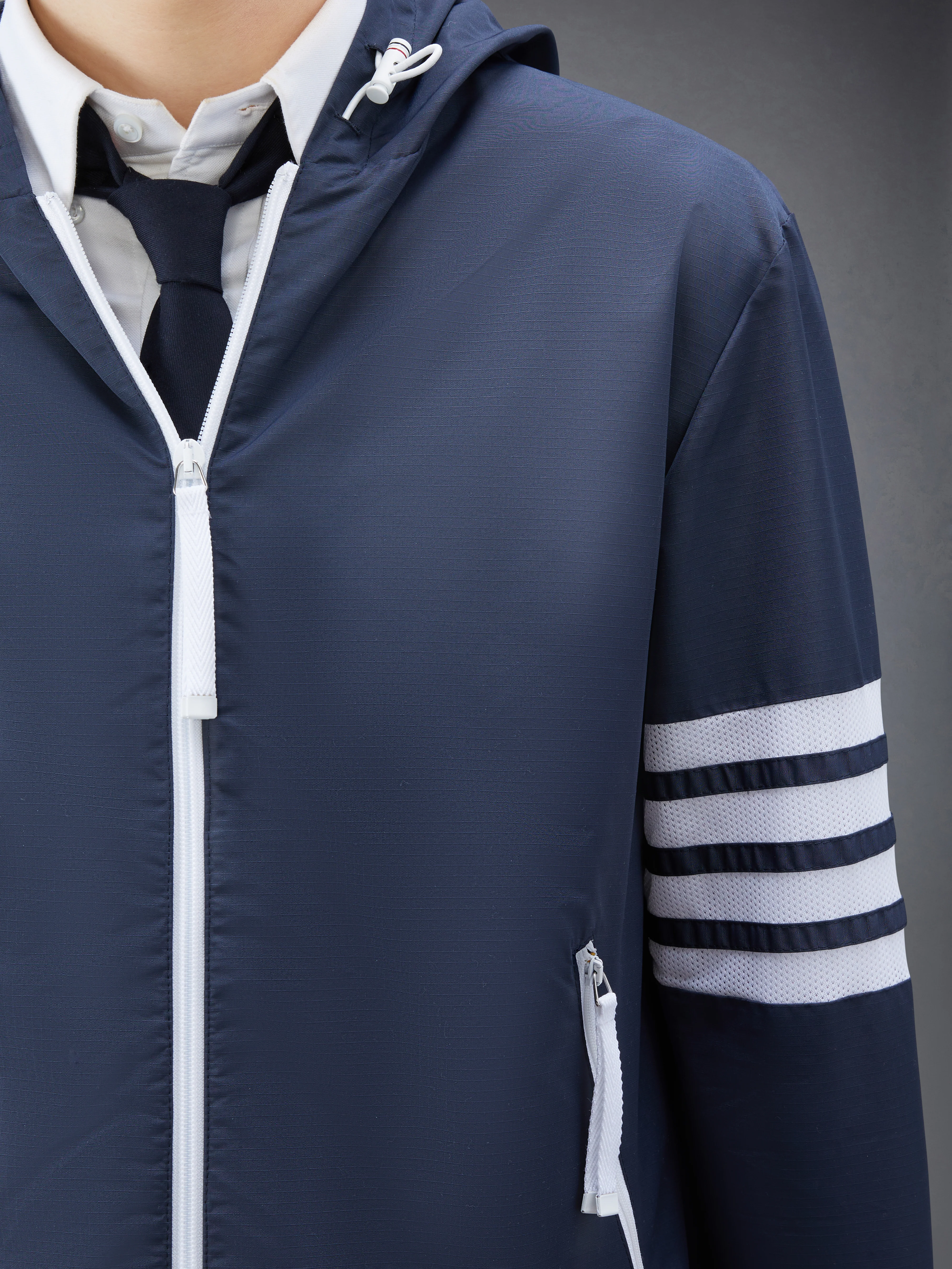 RIPSTOP MESH 4-BAR HOODED JACKET - Image 5