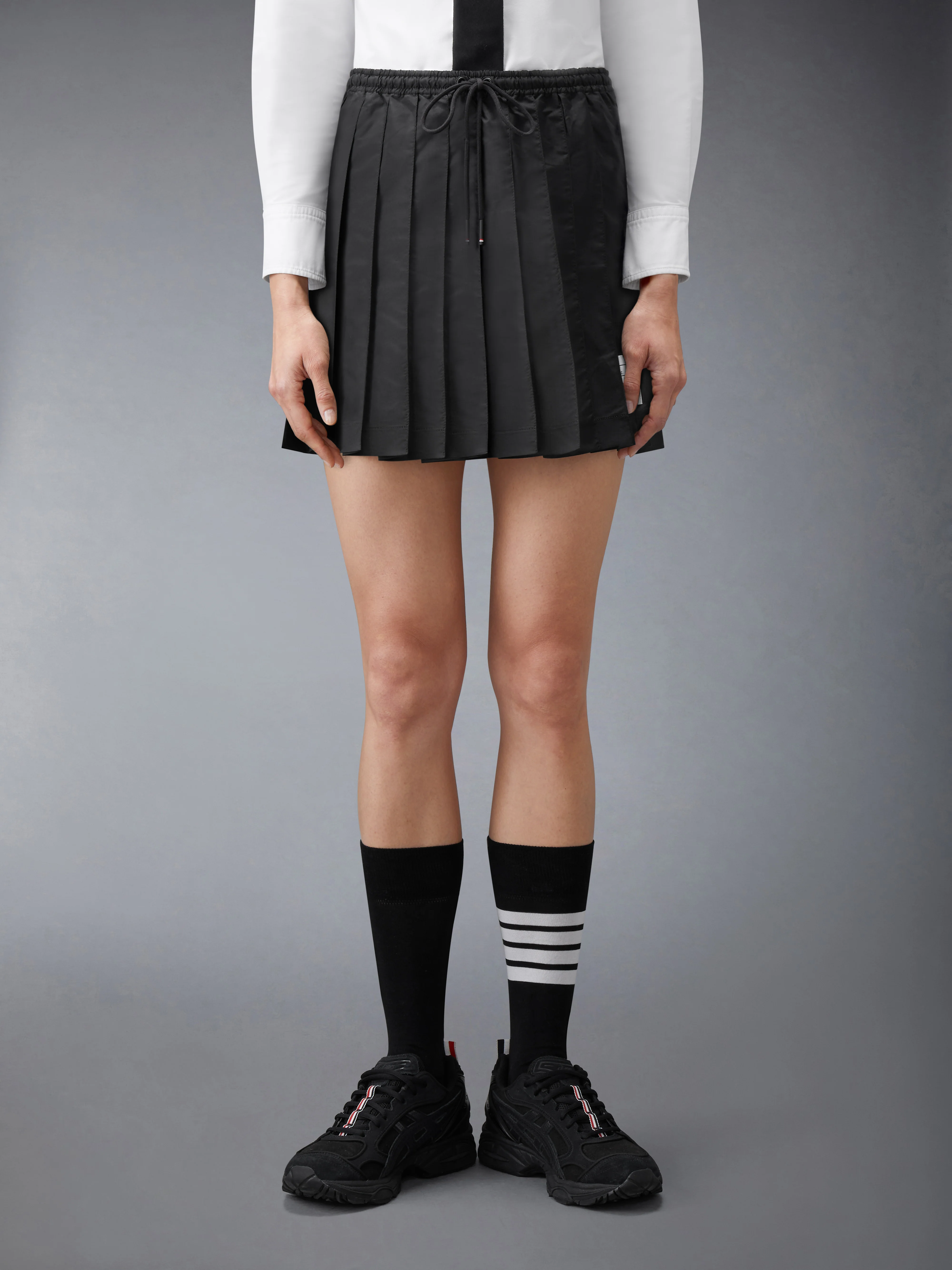 RIPSTOP PLEATED MINI SKIRT - Image 2
