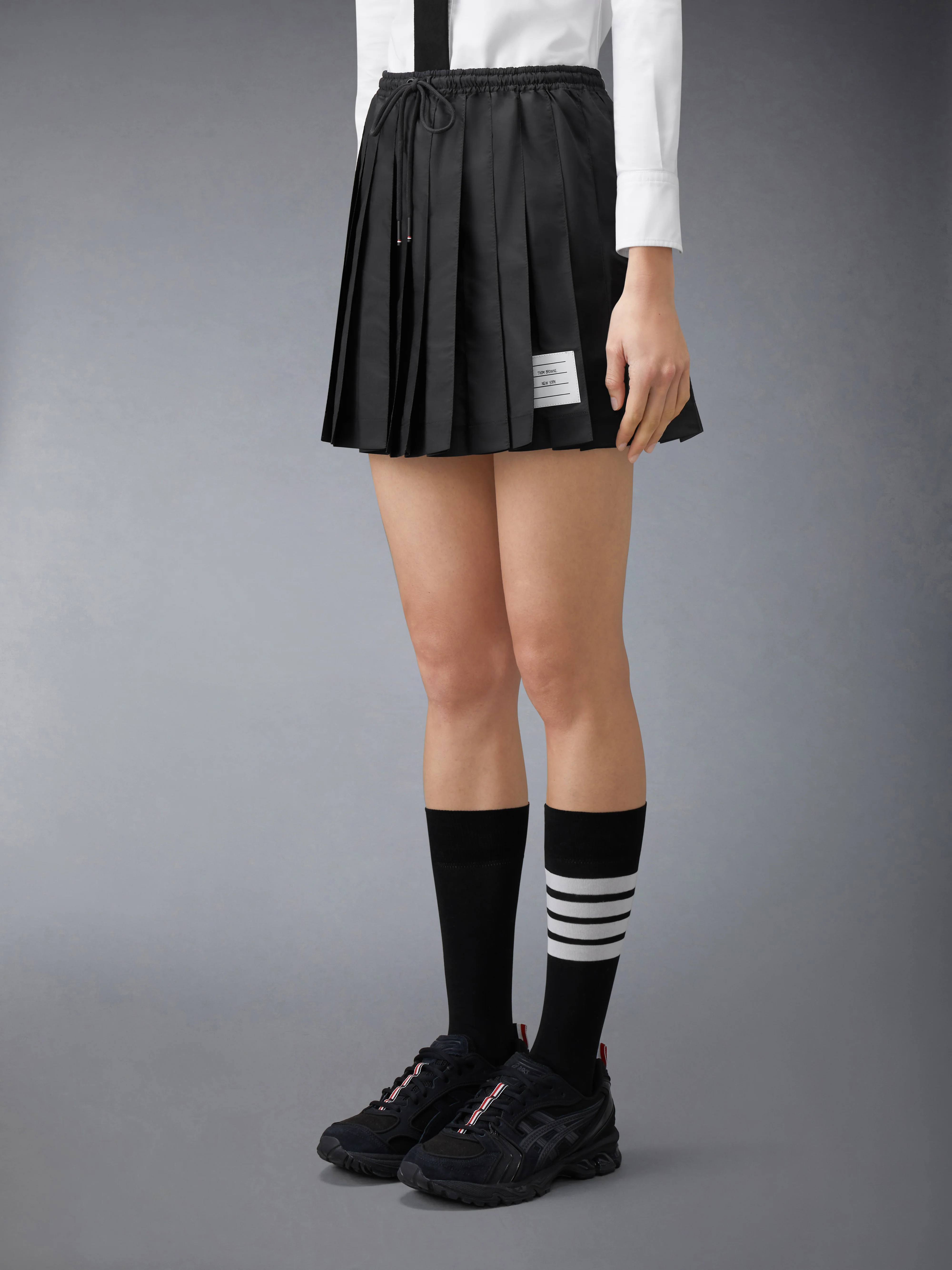 RIPSTOP PLEATED MINI SKIRT - Image 3
