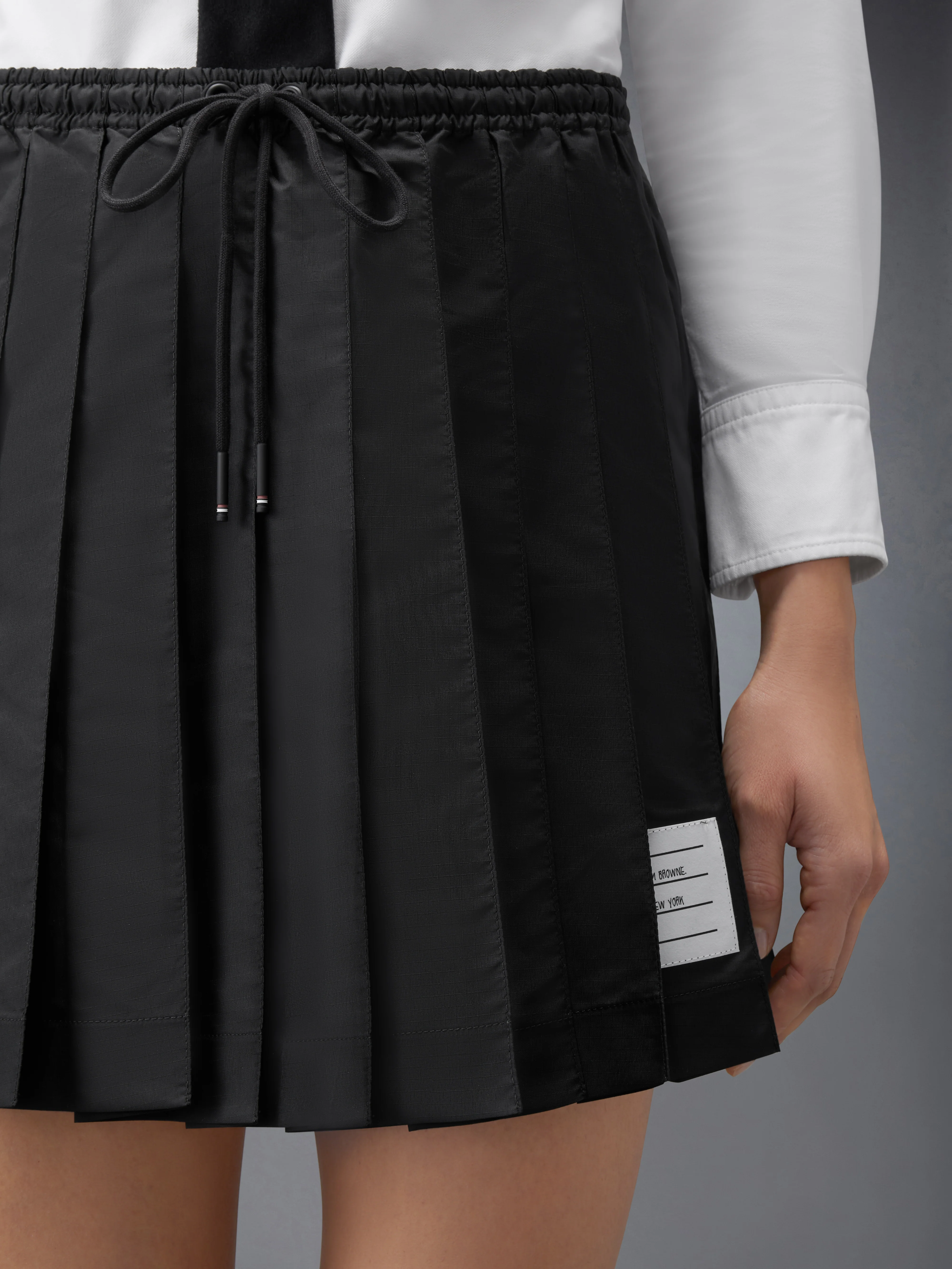 RIPSTOP PLEATED MINI SKIRT - Image 6