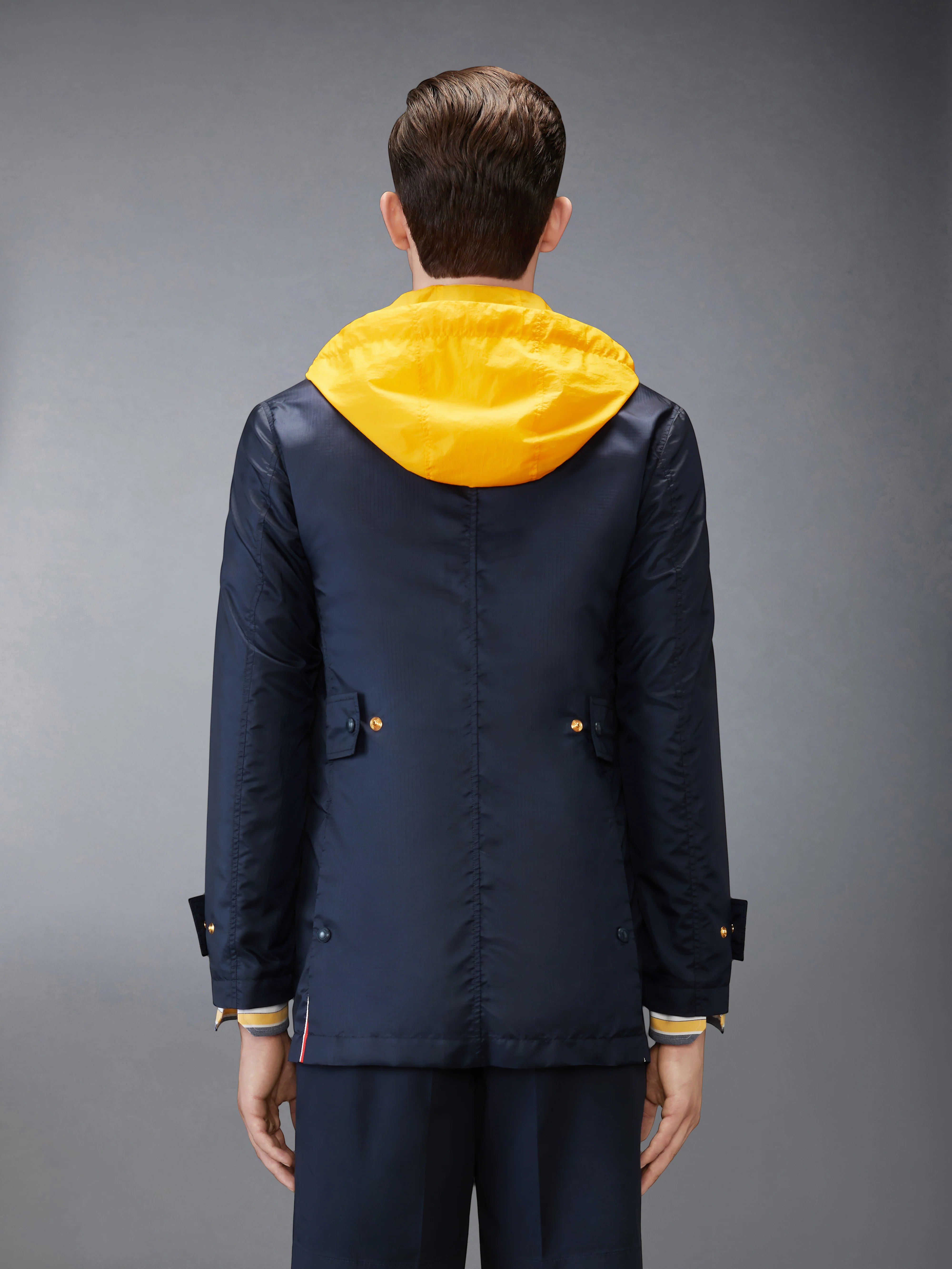 RIPSTOP UNCONSTRUCTED RELAXED OVERCOAT - Image 3